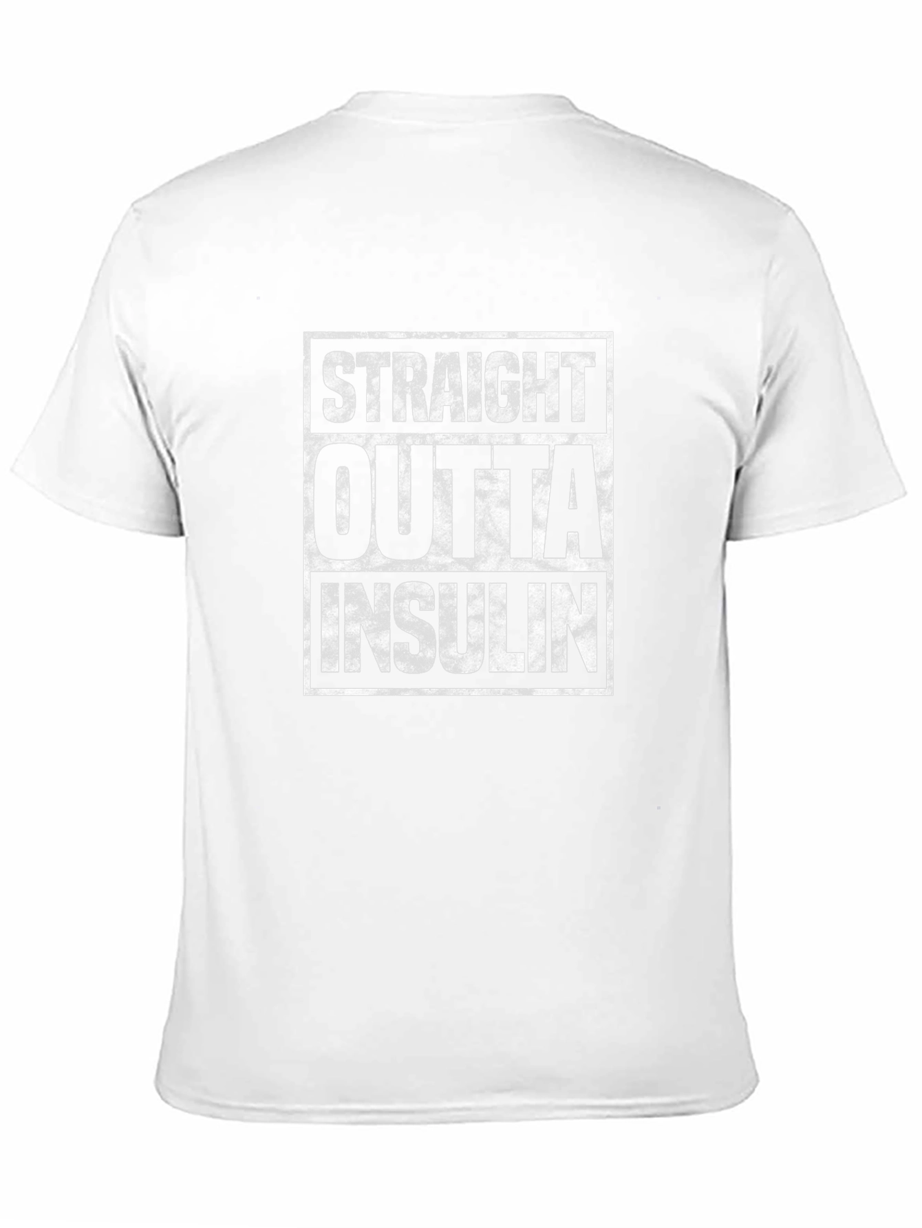 Black Straight Outta Insulin Funny T-Shirt view 11