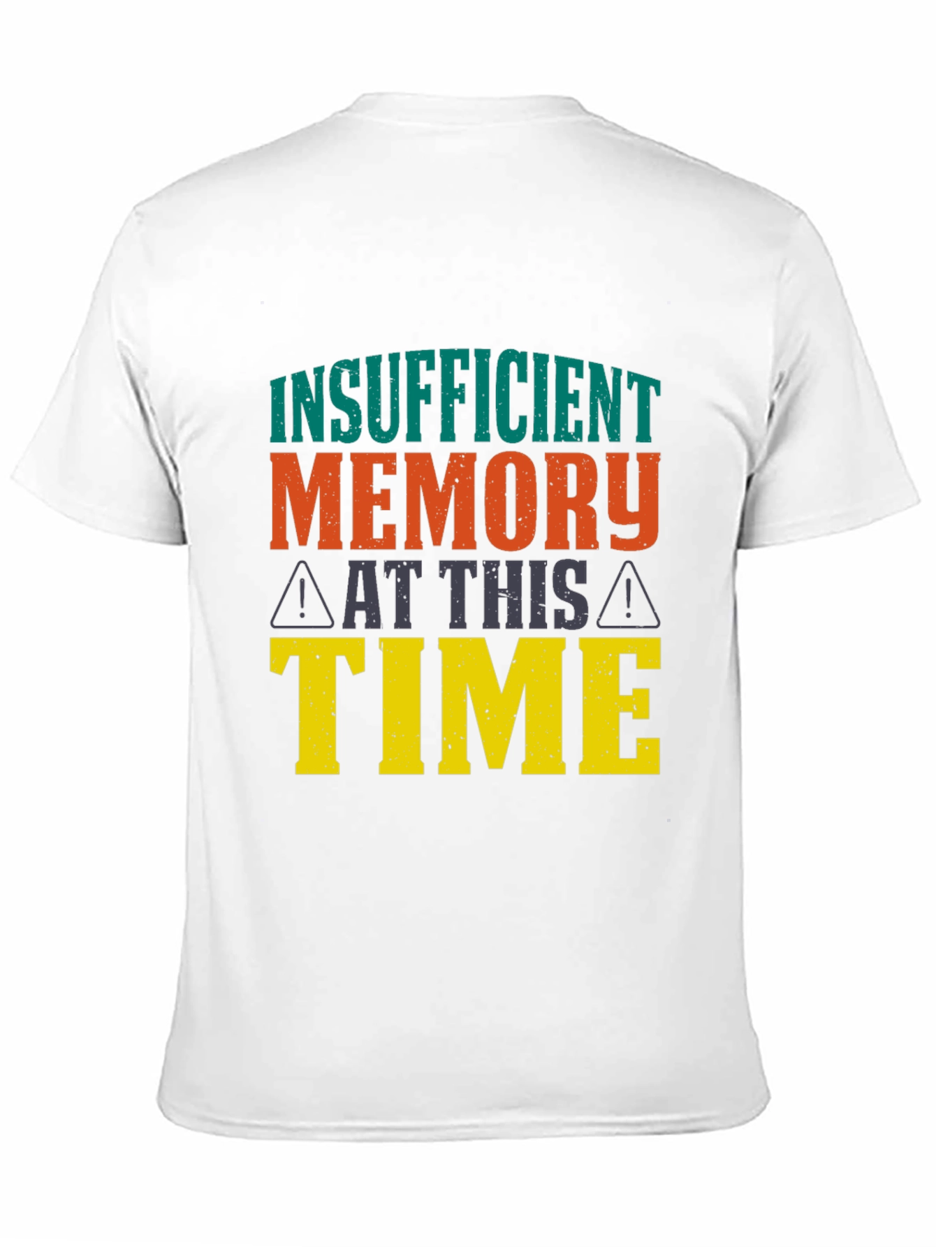 Black Insufficient Memory T-Shirt view 11