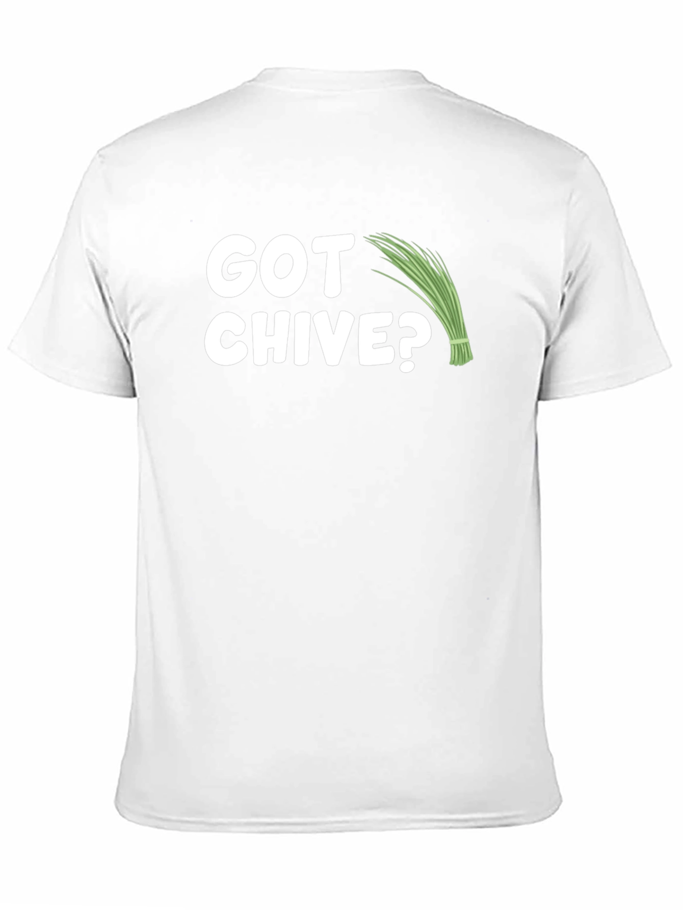 Black Got Chive? Funny Herb T-Shirt view 11