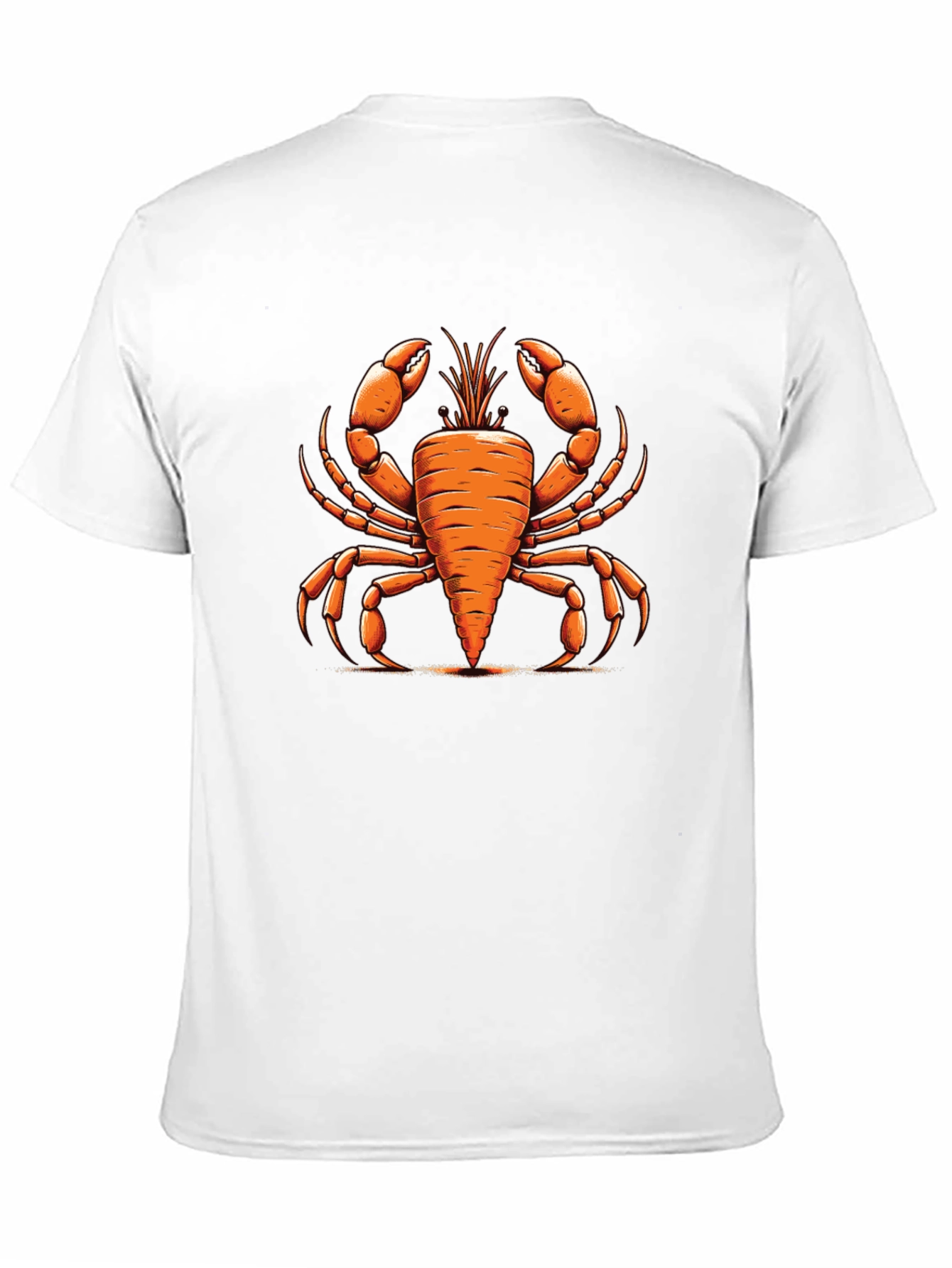 Black Carrot Crab Graphic T-Shirt - Black view 11