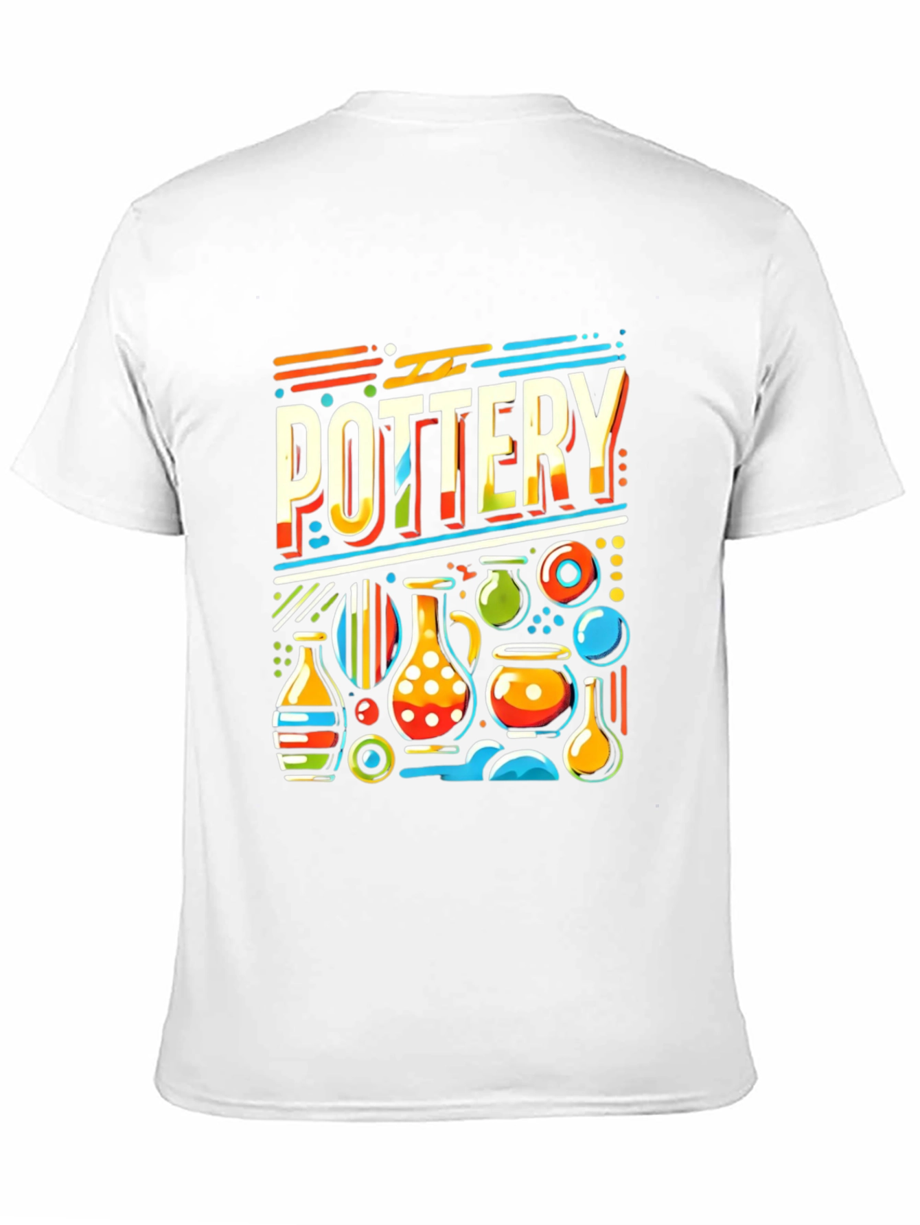 Pottery Graphic Tee - Artistic Ceramic Design - 11