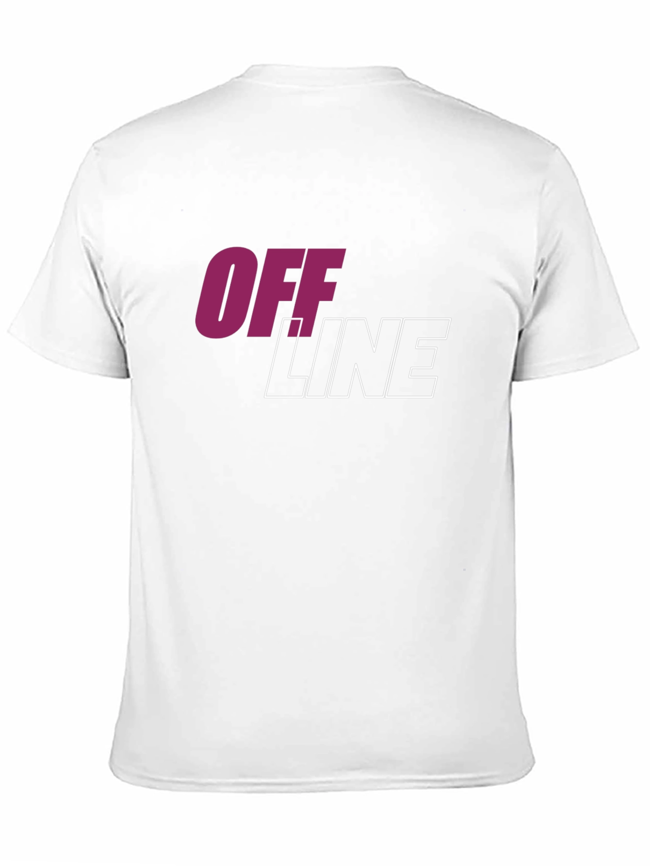 Black Offline Graphic Tee - Cool & Trendy view 11