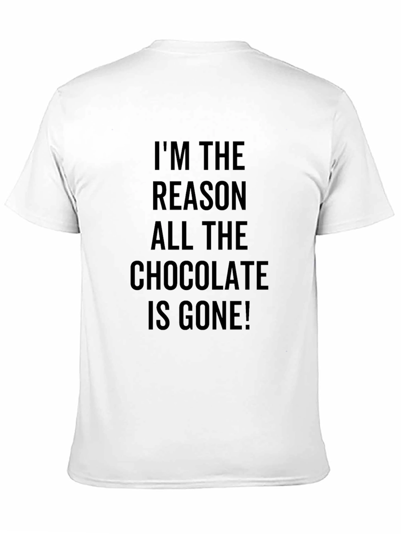 Black Funny Chocolate Lover T-Shirt view 11
