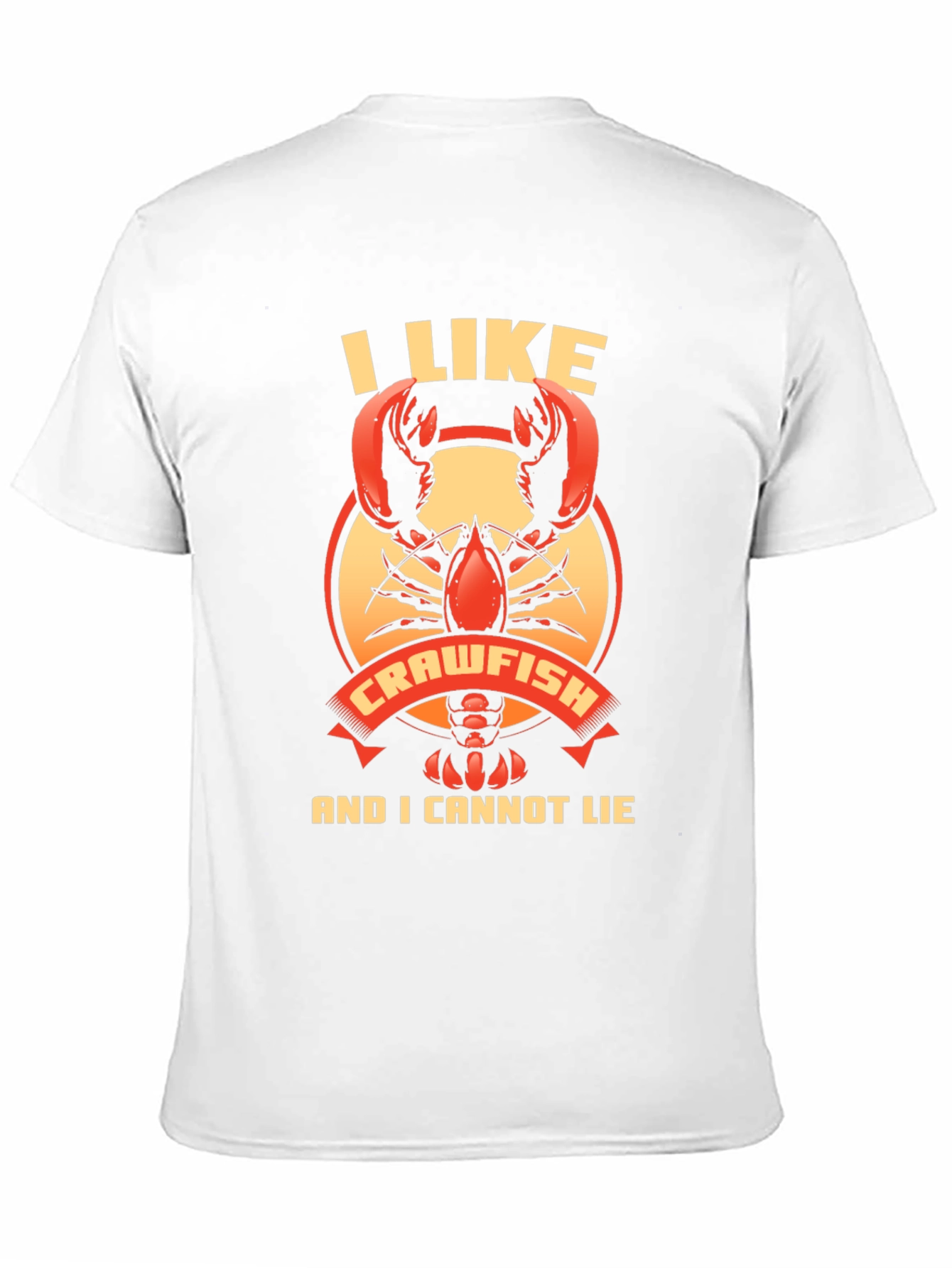 Black I Like Crawfish T-Shirt - Funny Graphic Tee view 11