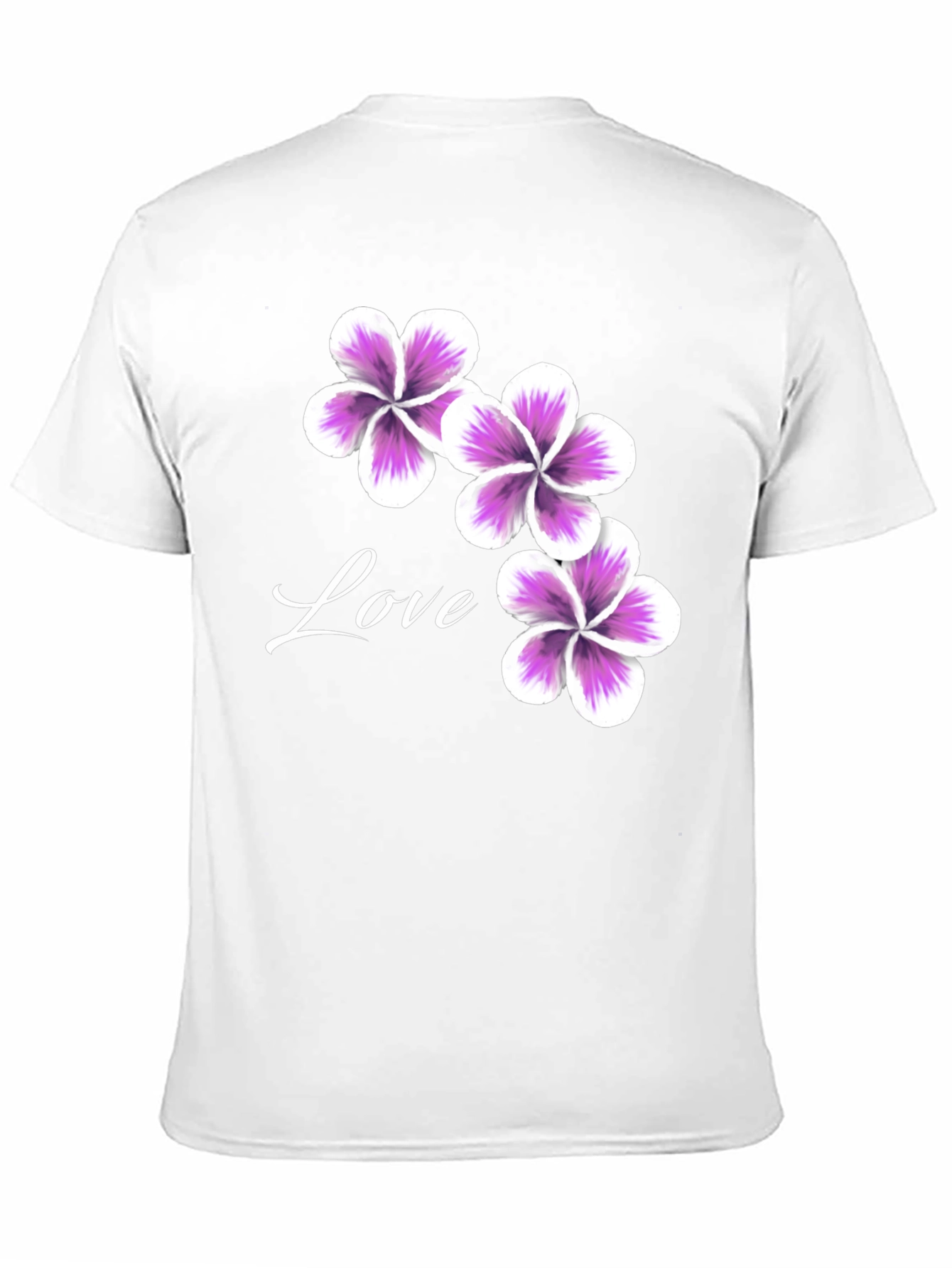 Black Floral Love T-Shirt - Casual Stylish Tee view 11