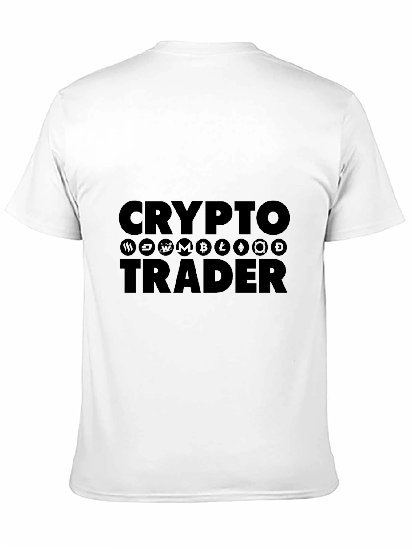 Black Crypto Trader Black T-Shirt view 11