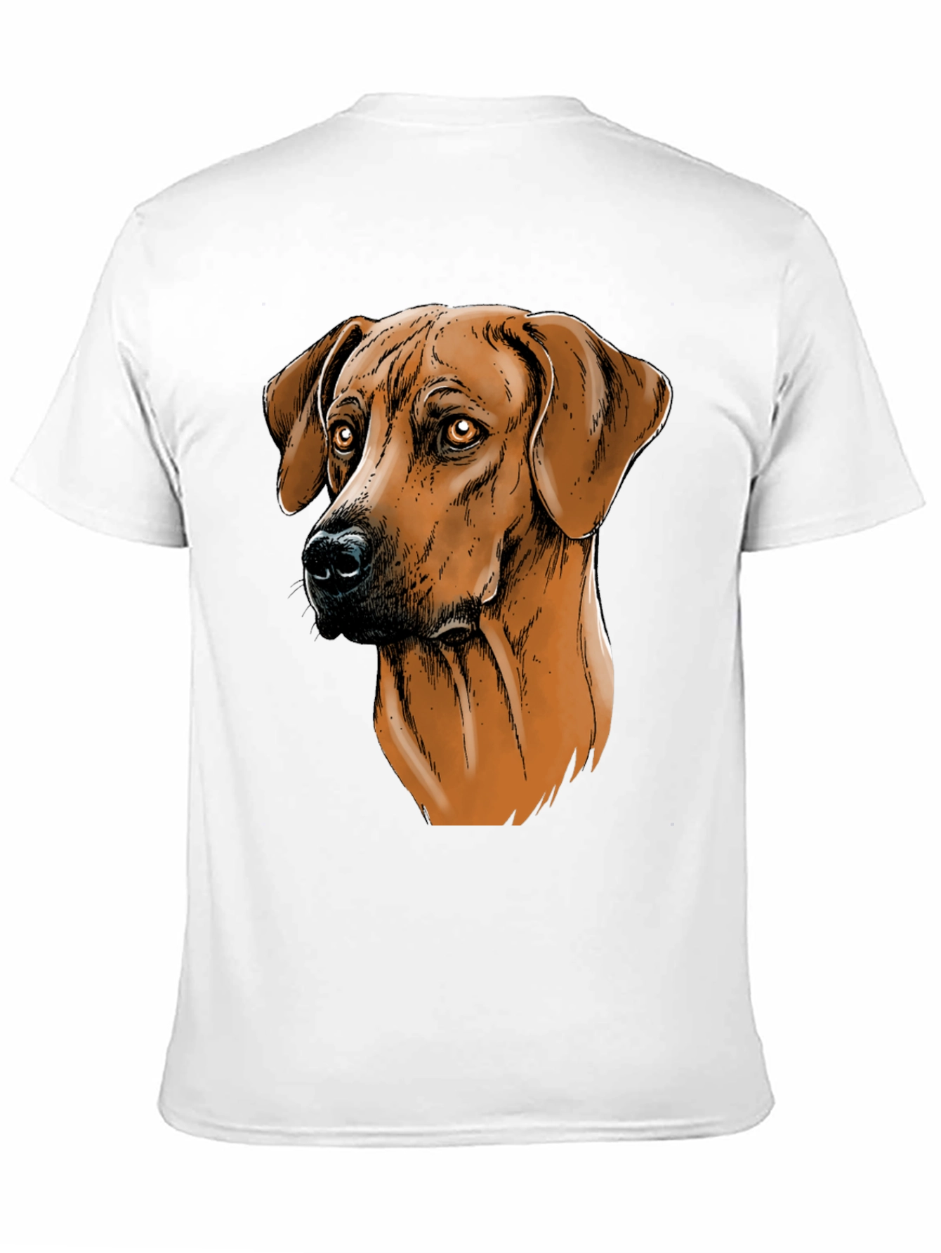 Black Rhodesian Ridgeback Dog Graphic T-Shirt view 11