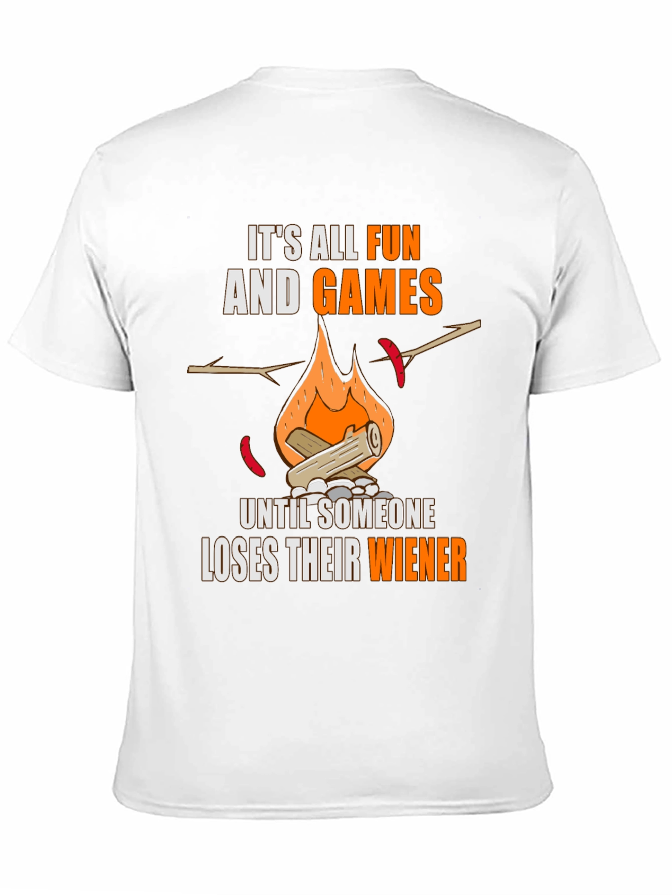 Black Fun and Games Wiener T-Shirt view 11