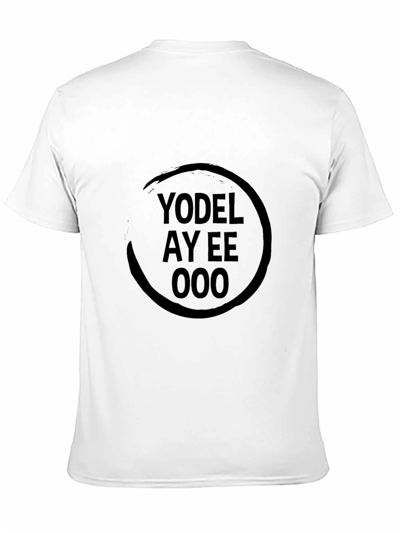 Black Yodel Ay Eee Ooo Graphic T-Shirt - Black view 11