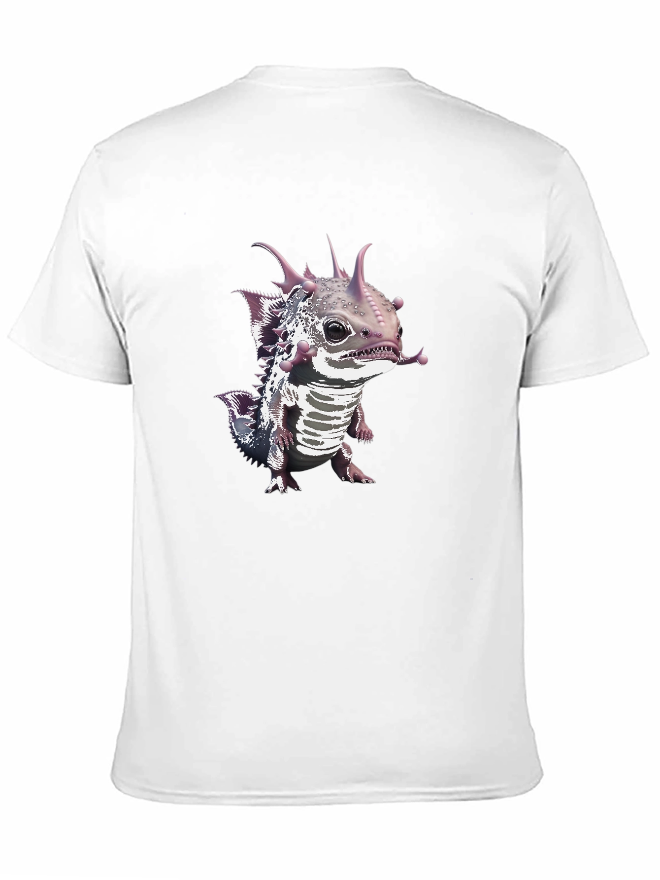 Black Axolotl Graphic Tee - Black Unisex T-Shirt view 11