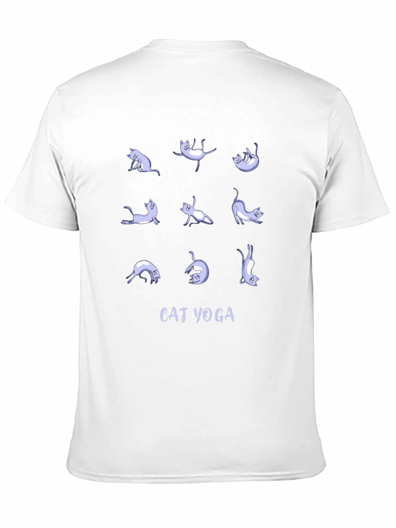 Black Cat Yoga Graphic Tee - Relax & Stretch in Style! view 11