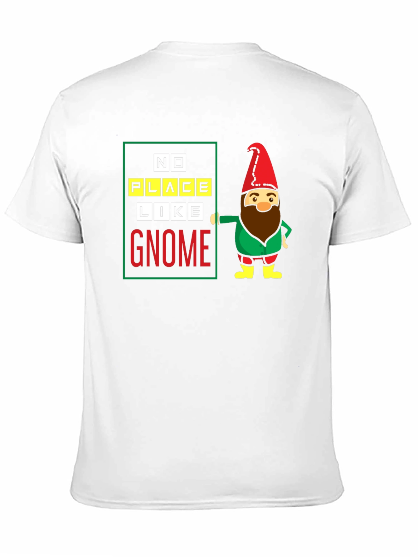Black No Place Like Gnome Black T-Shirt view 11