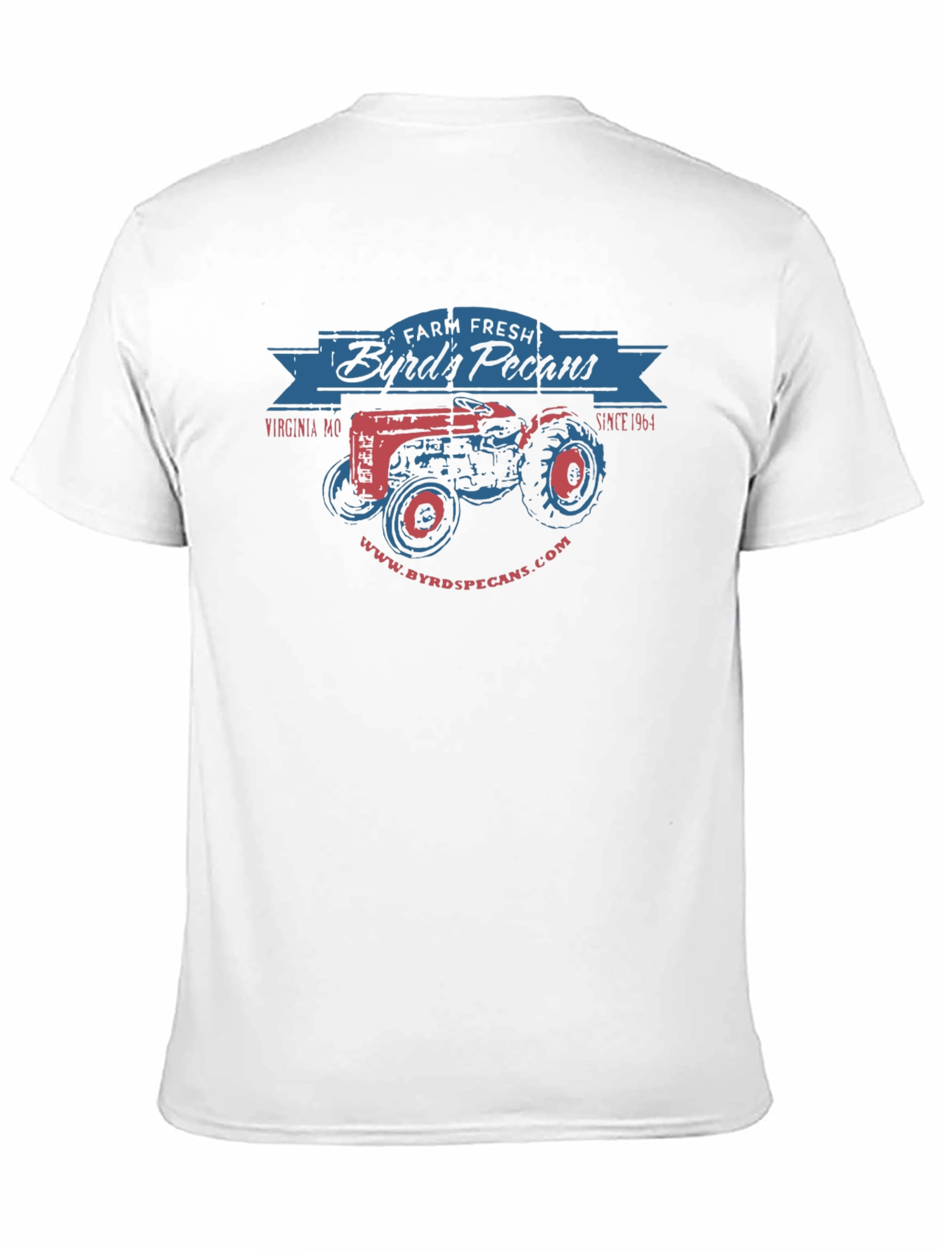 Black Byrd's Pecans Tractor T-Shirt view 11