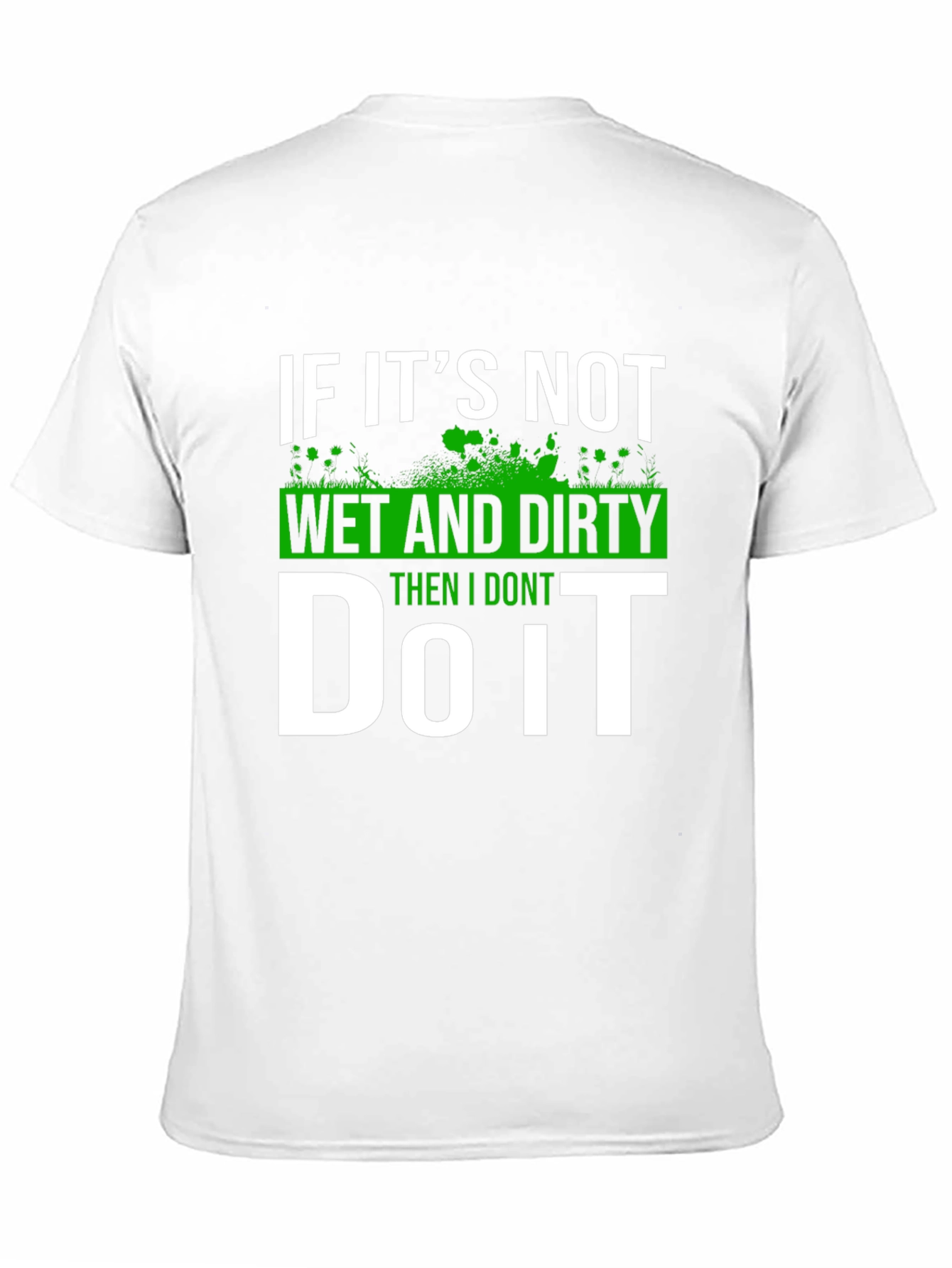 Black Wet and Dirty T-Shirt - Funny Graphic Tee view 11
