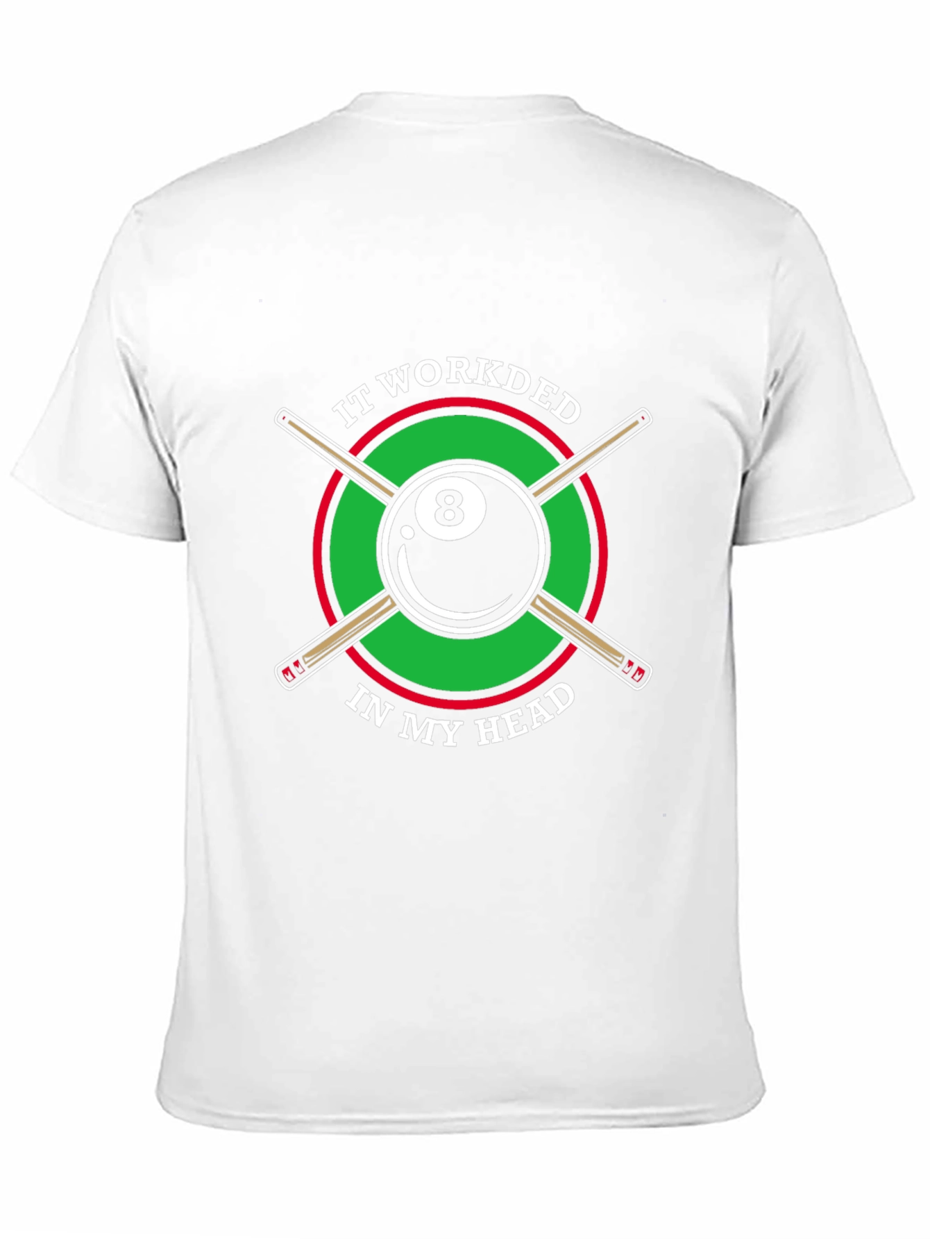 Black Billiards It Workded In My Head T-Shirt view 11