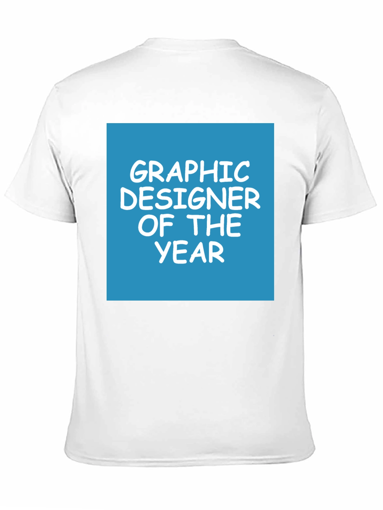 Graphic Designer of the Year Tee - Black Cotton Blend - 11