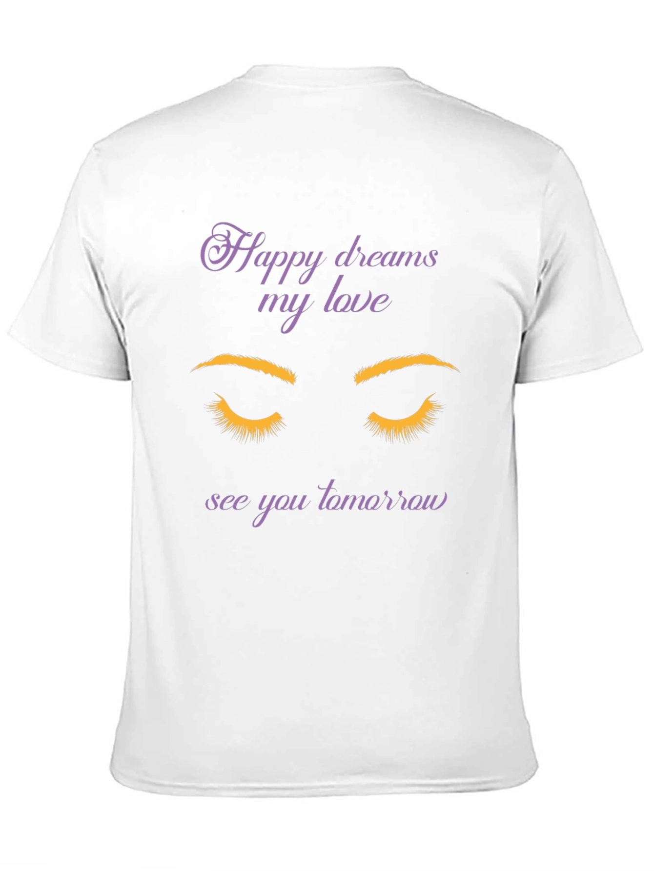 Black Dreamy Eyes T-Shirt: Soft, Stylish, Everyday Wear view 11