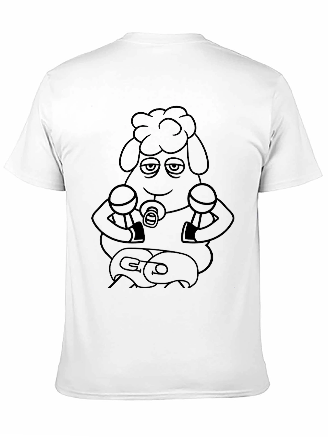 Shaun the Sheep Go! Black T-Shirt - 11