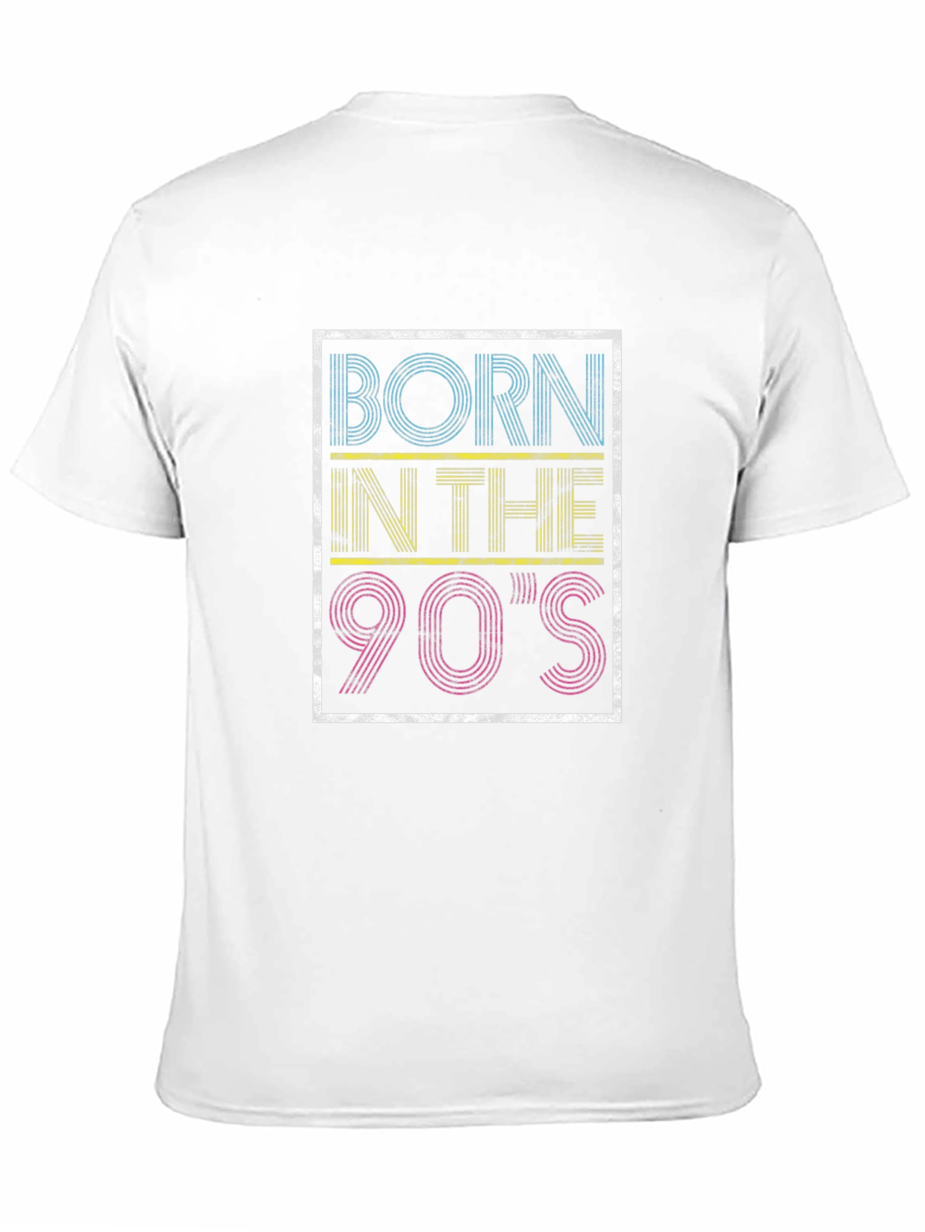 Black Born in the 90's Retro T-Shirt view 11