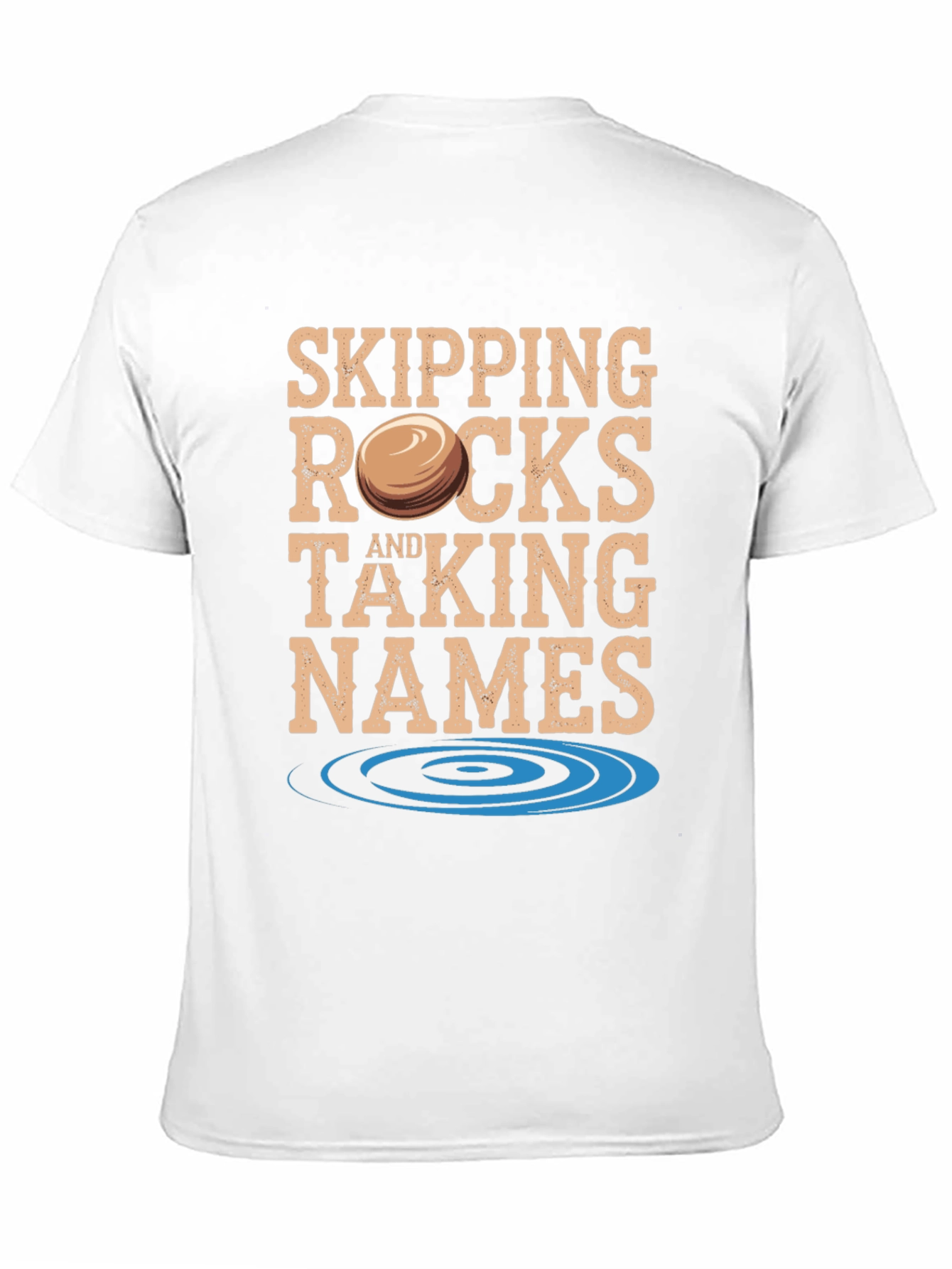 Black Skipping Rocks & Taking Names Graphic Tee view 11
