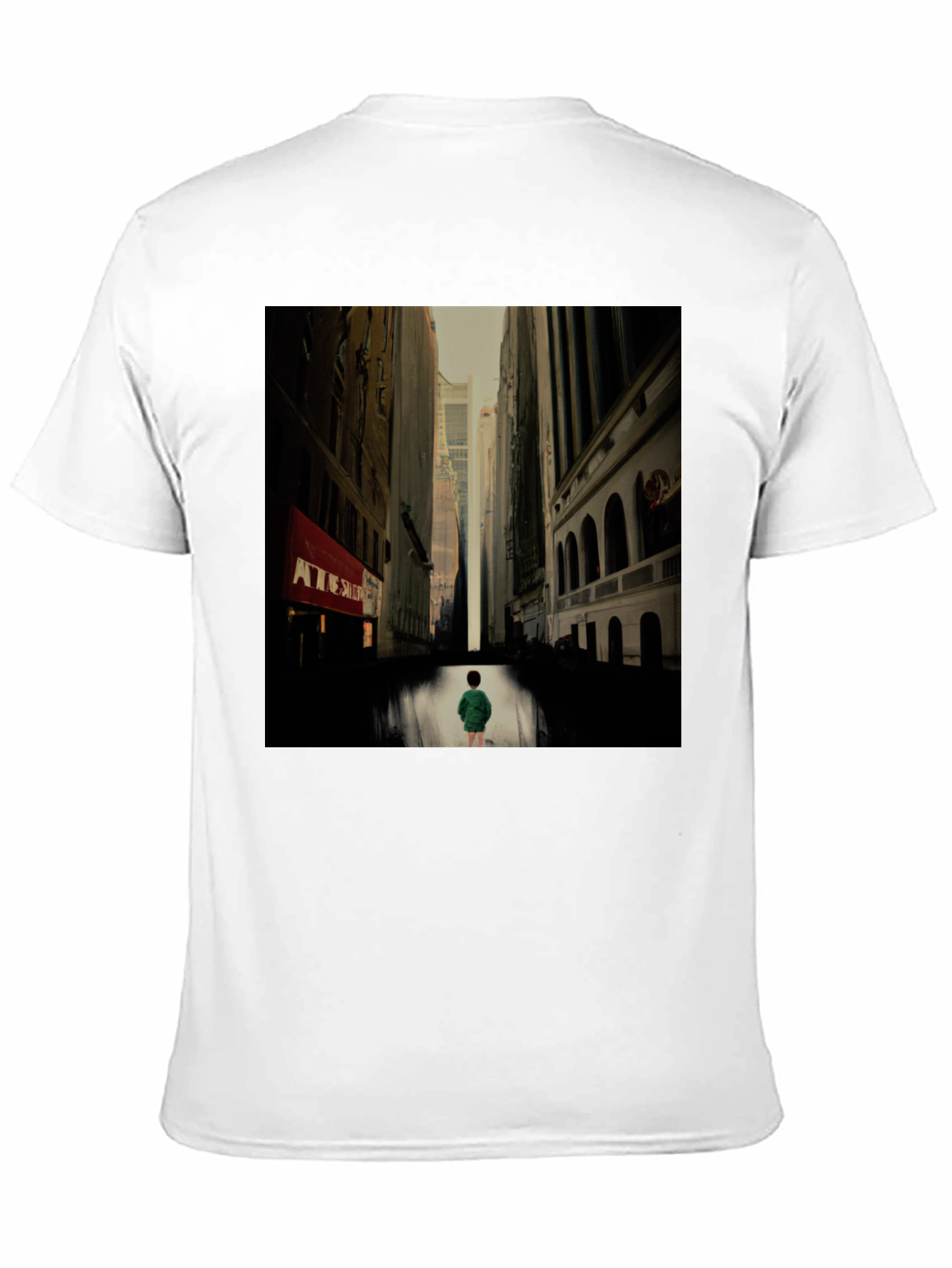 Black Urban Serenity Black T-Shirt view 11