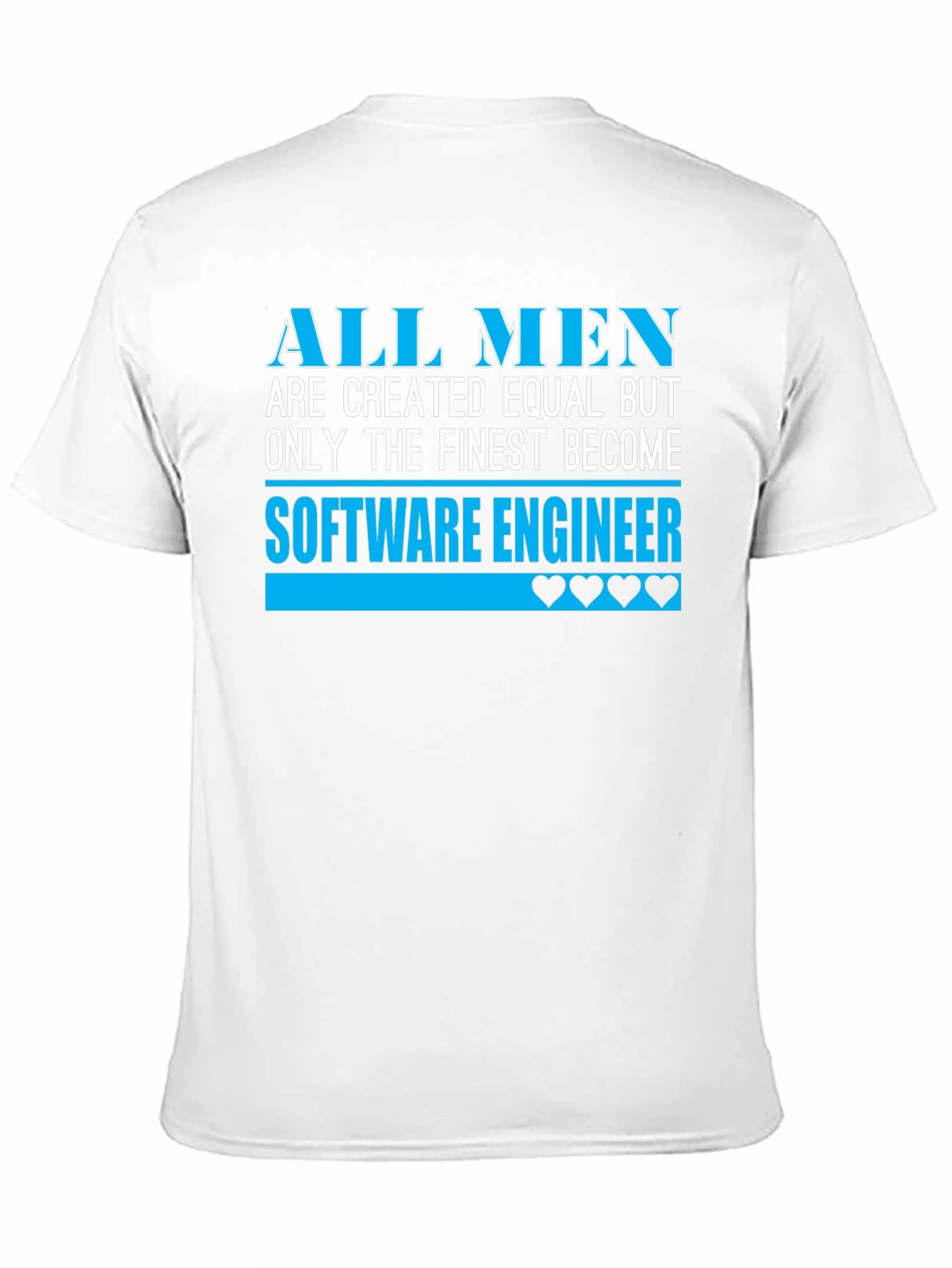 Black Finest Software Engineer Black T-Shirt view 11