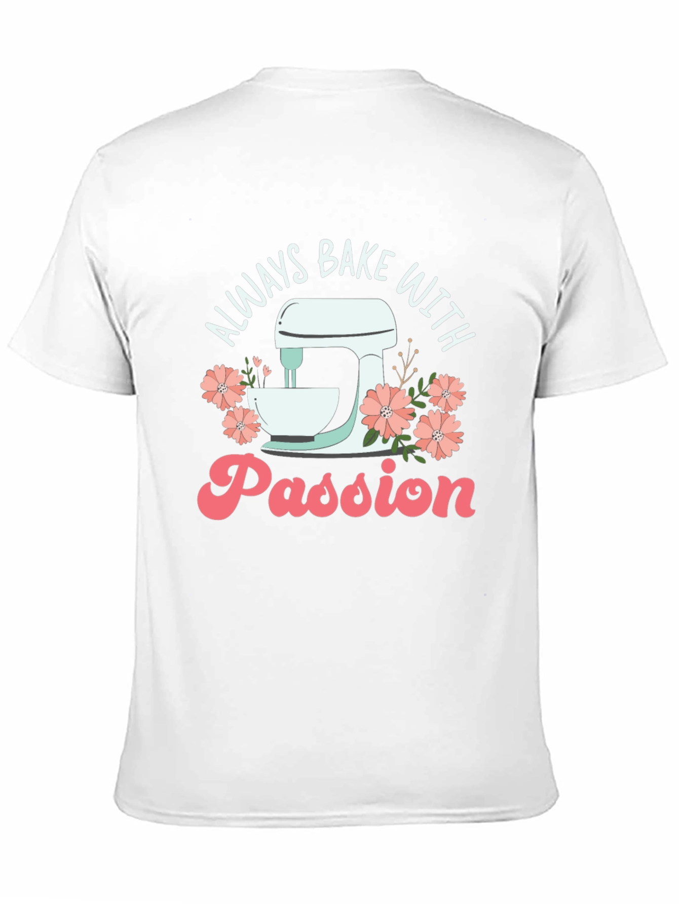 Black Always Bake with Passion Black Graphic Tee view 11