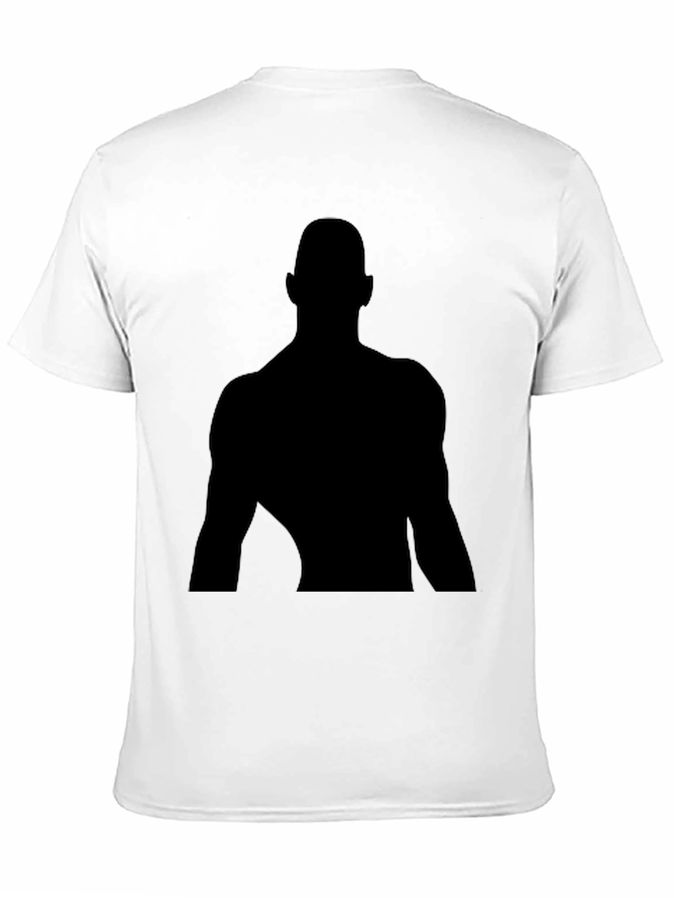 Black Silhouette Graphic Black T-Shirt - Classic Fit view 11