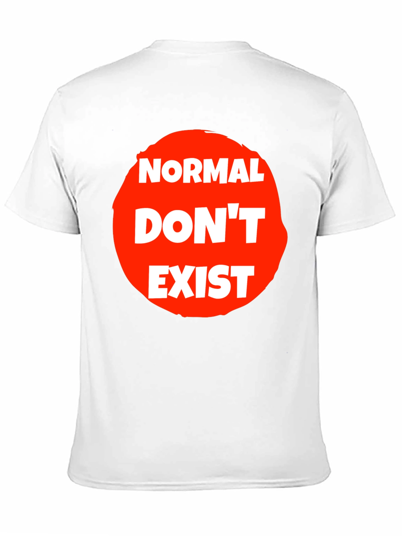 Black Normal Don't Exist Graphic Tee - Unisex view 11