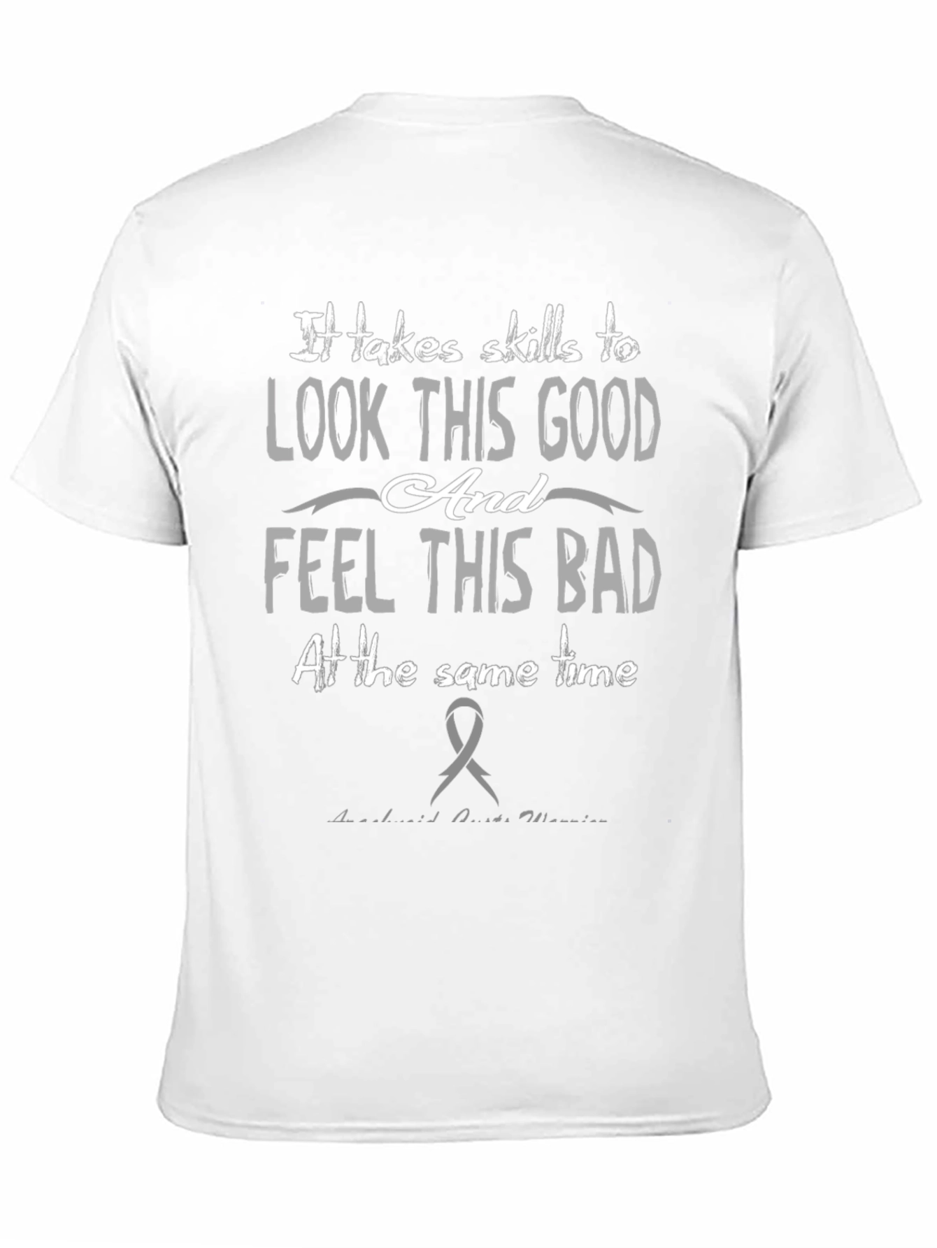 Black Skills to Look Good T-Shirt view 11