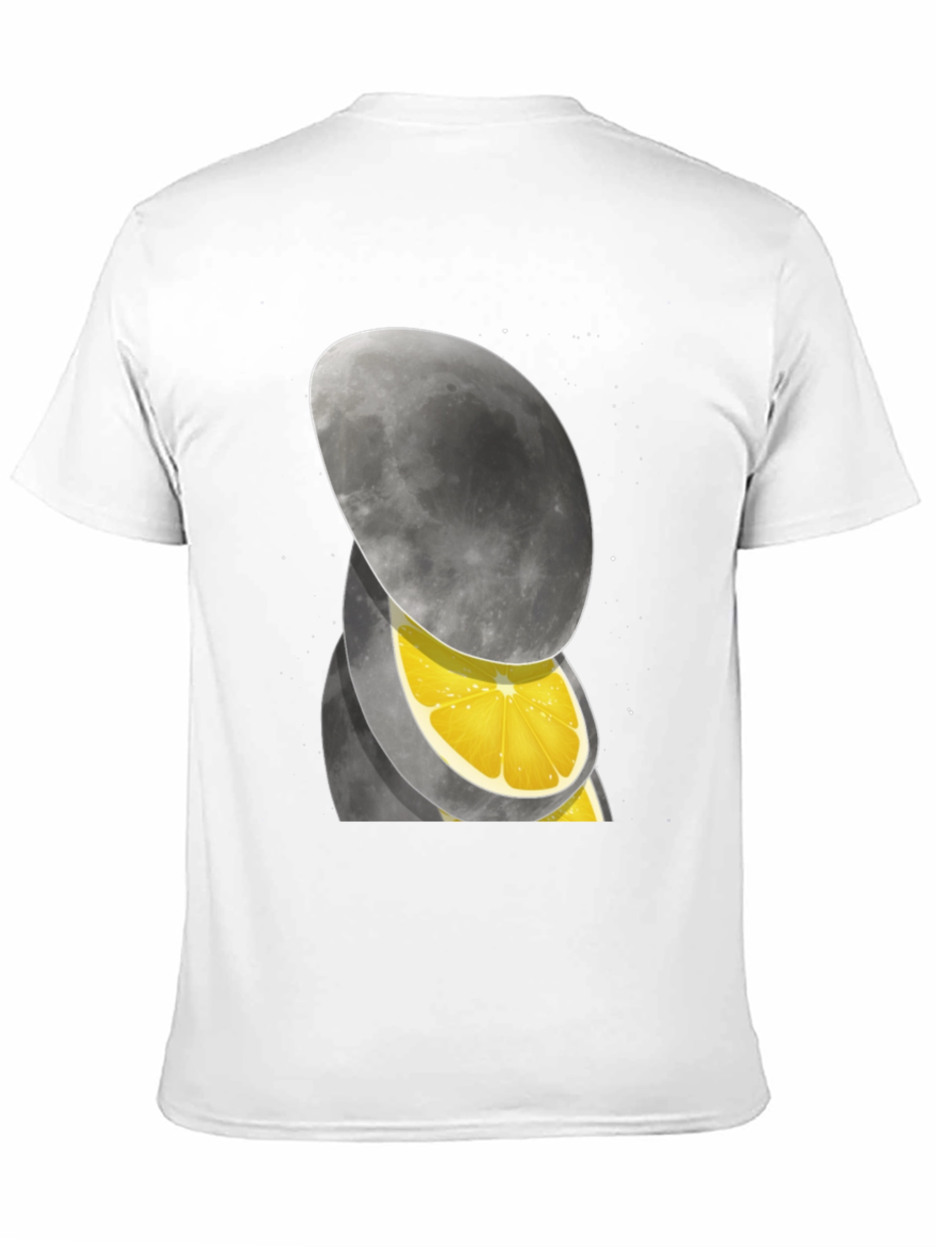 Black Moon Slice T-Shirt - Unique Graphic Tee view 11