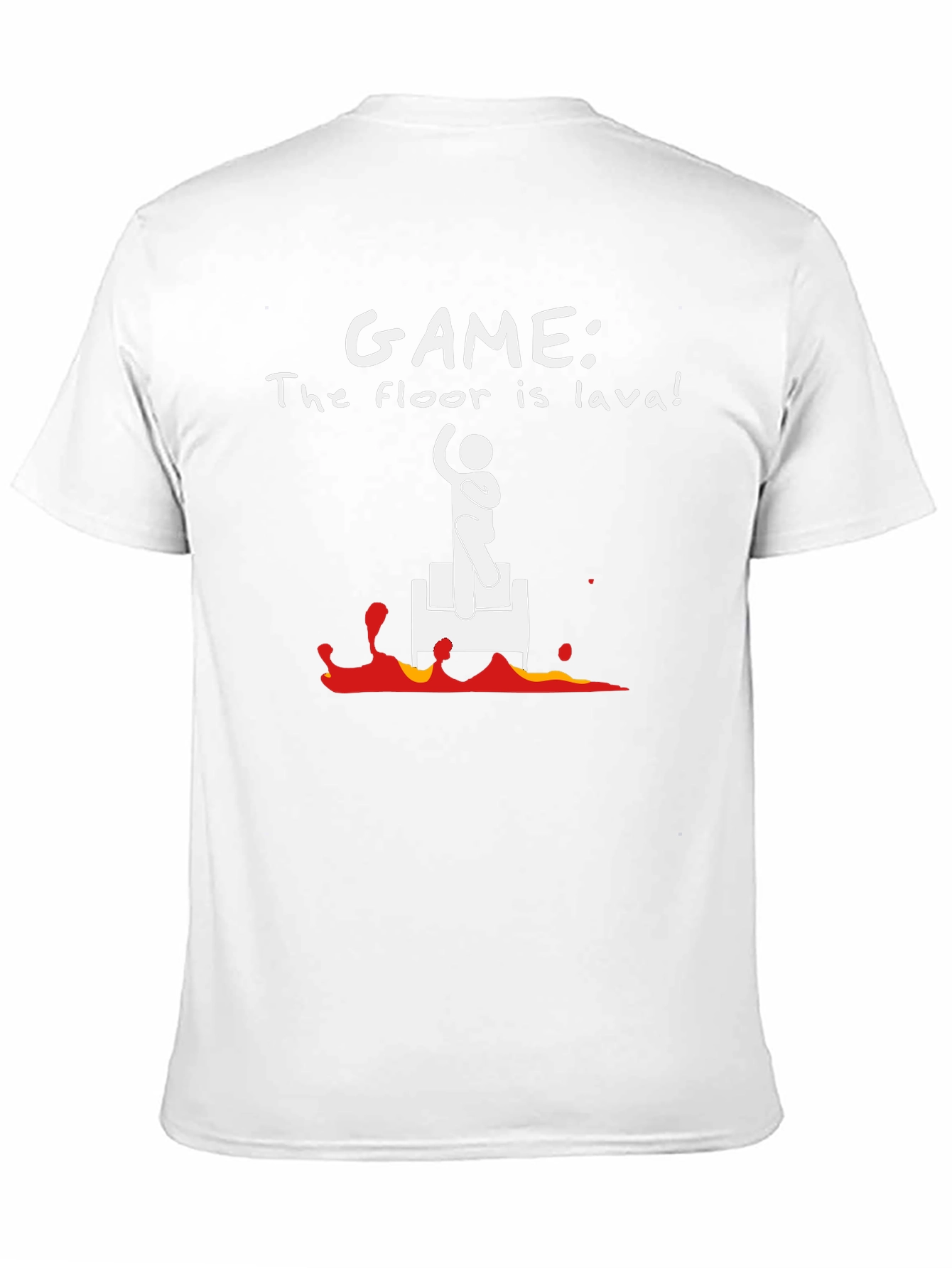 Black Game: The Floor is Lava T-Shirt view 11