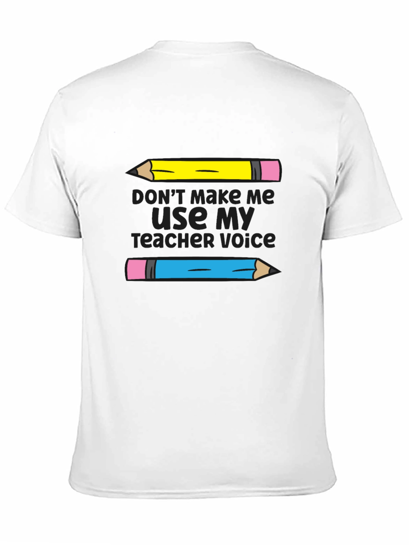 Black Teacher Voice T-Shirt - Funny Teacher Gift view 11