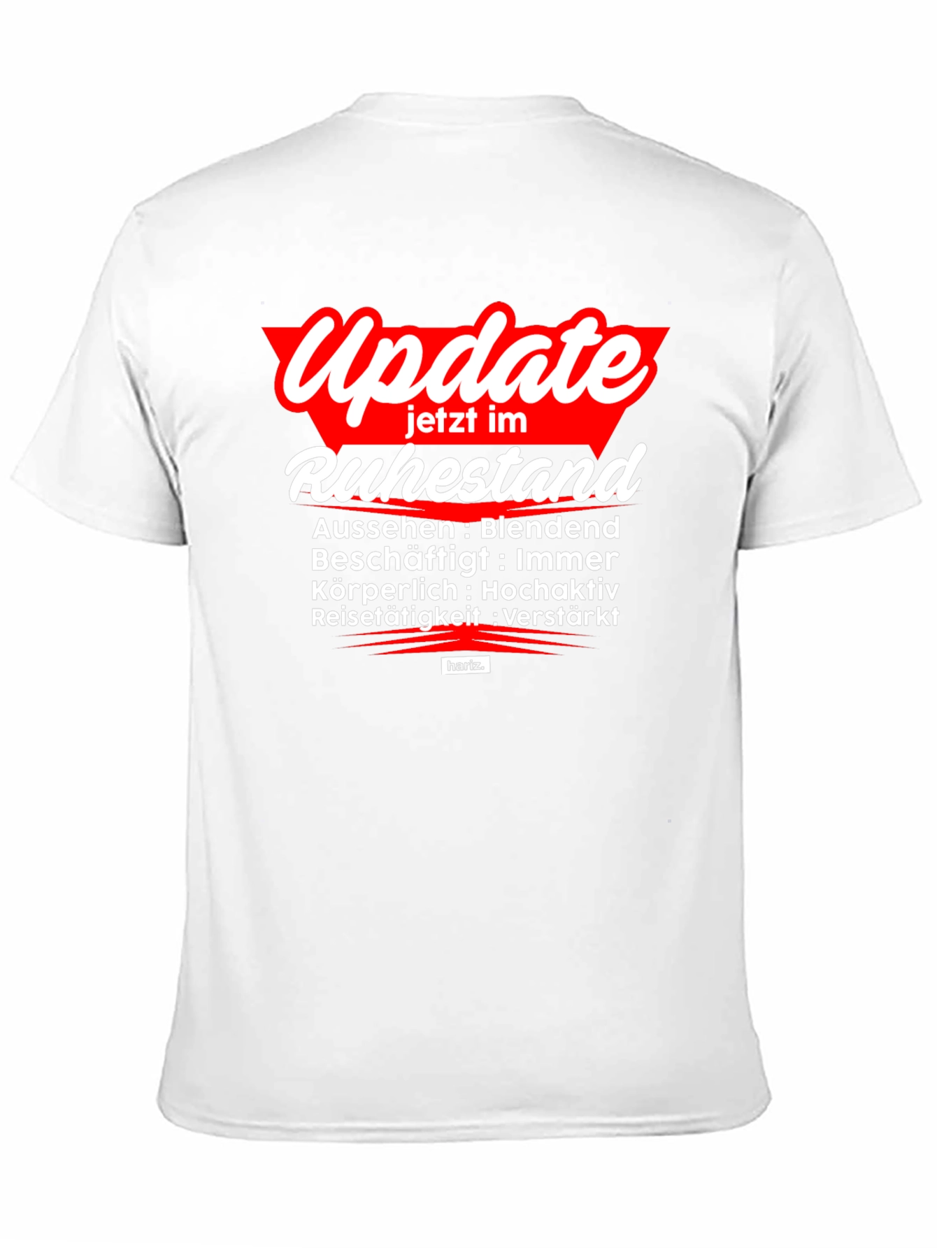 Black Update Ruhestand T-Shirt - Retirement Mode Activated! view 11