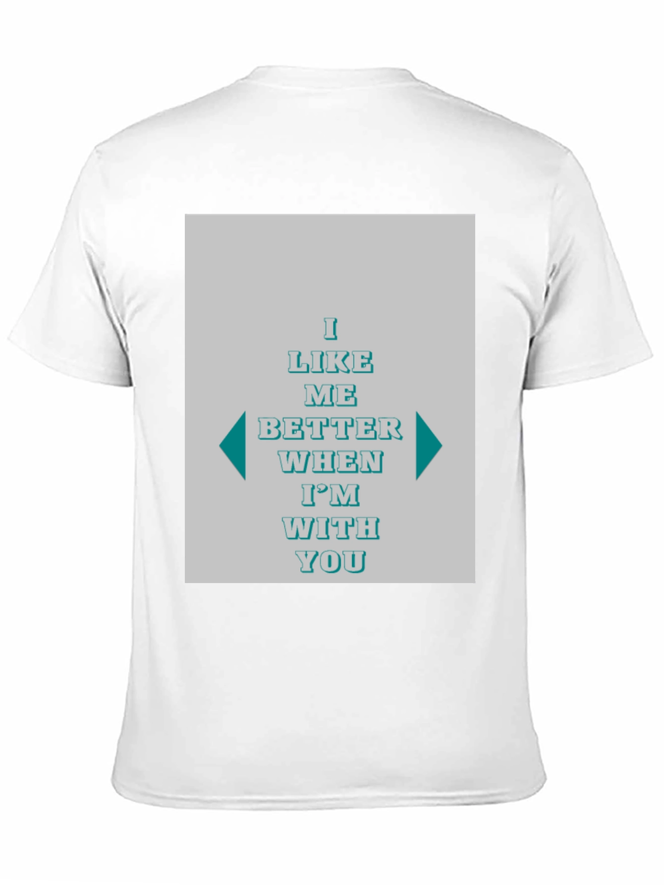 Black I Like Me Better Graphic Tee - Black Cotton T-Shirt view 11