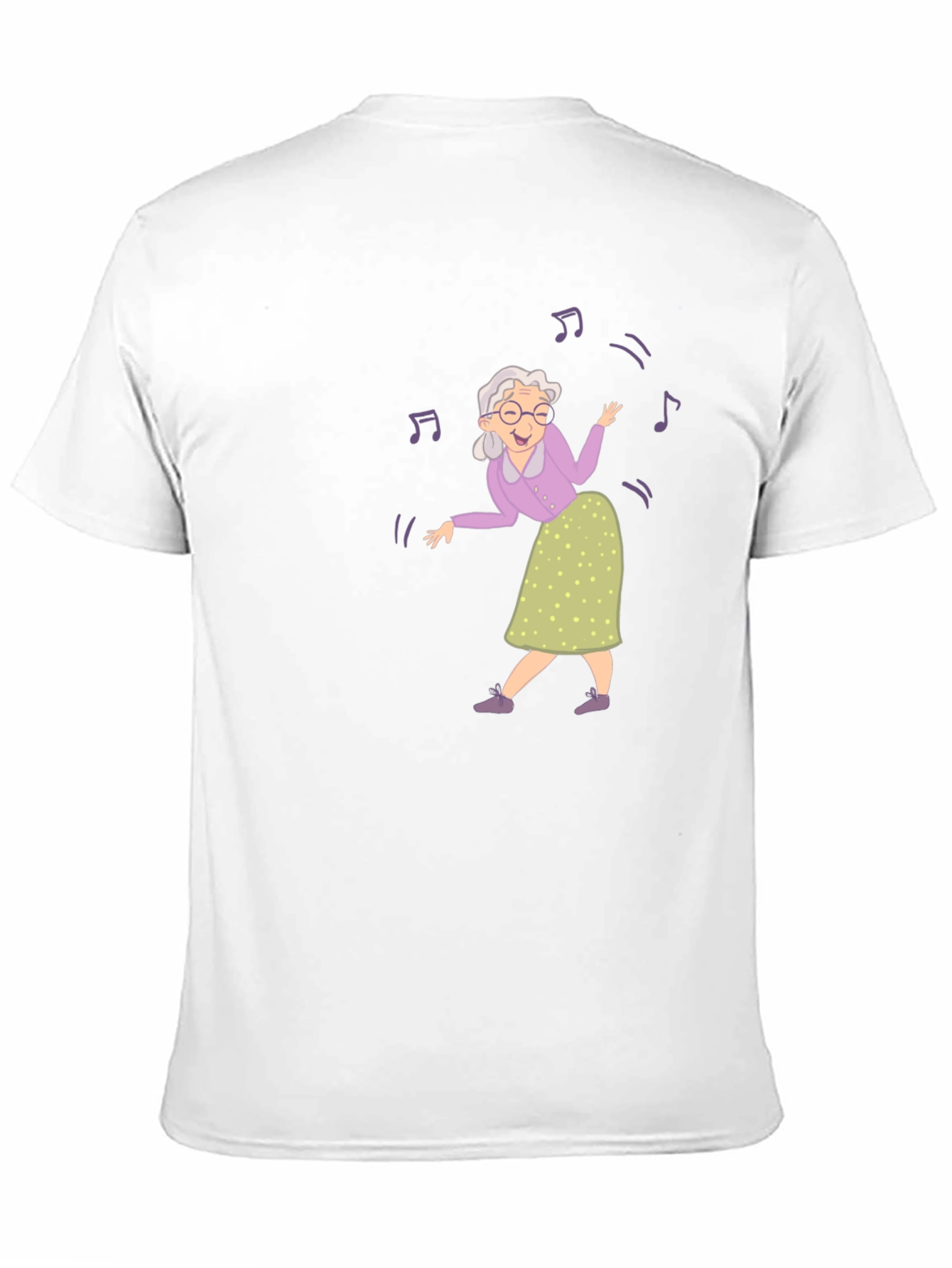 Black Dancing Grandma Black T-Shirt view 11