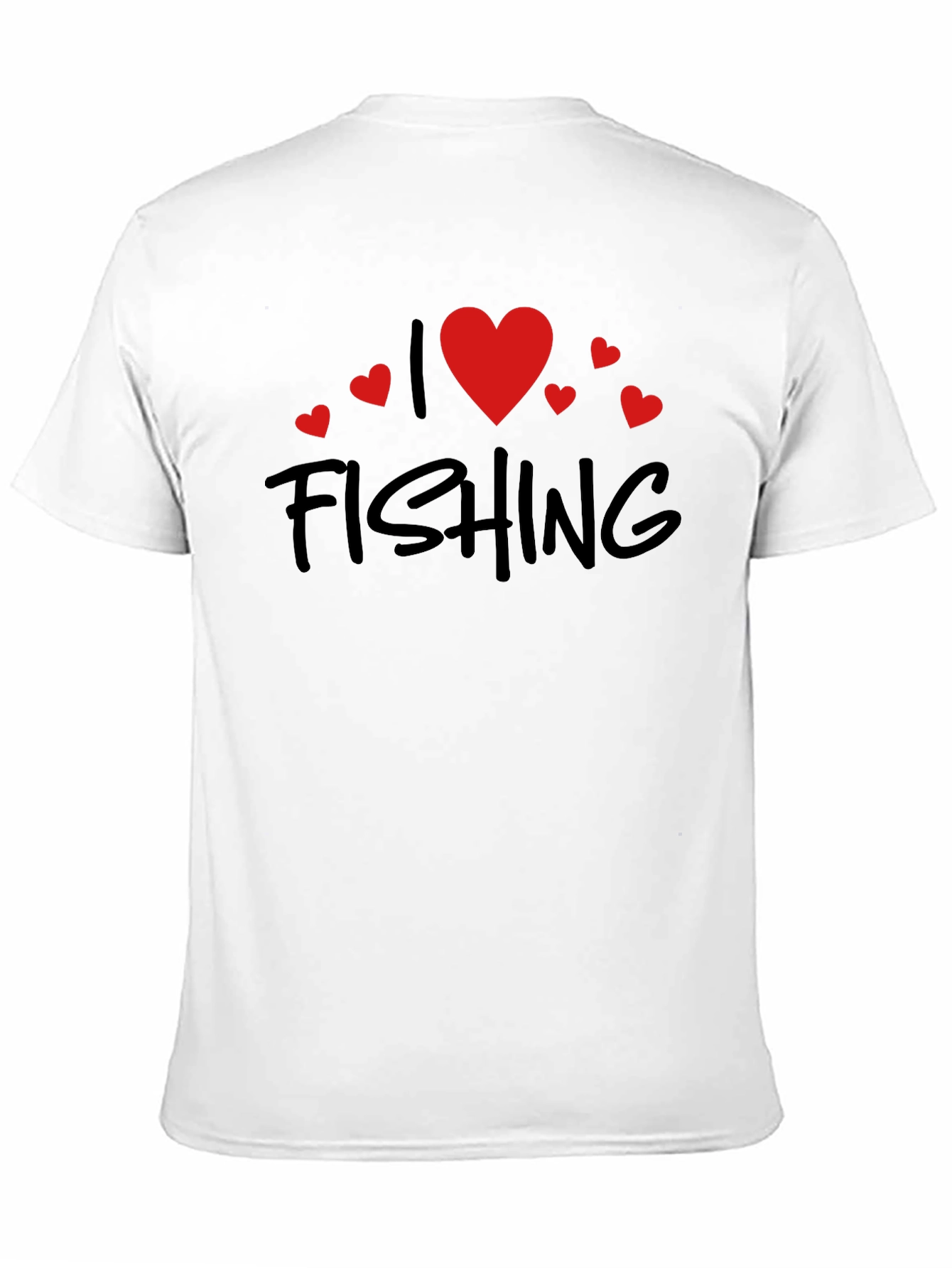 Black I Love Fishing Black Tee view 11