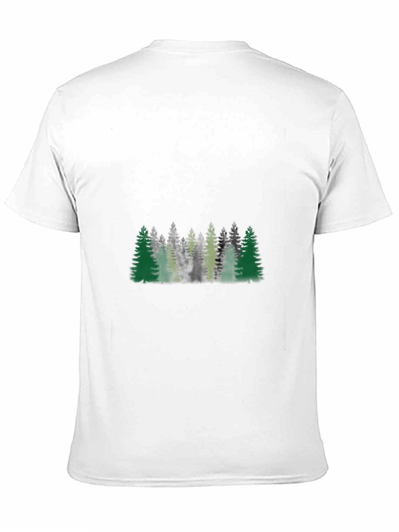 Black Forest Graphic Print Black T-Shirt view 11