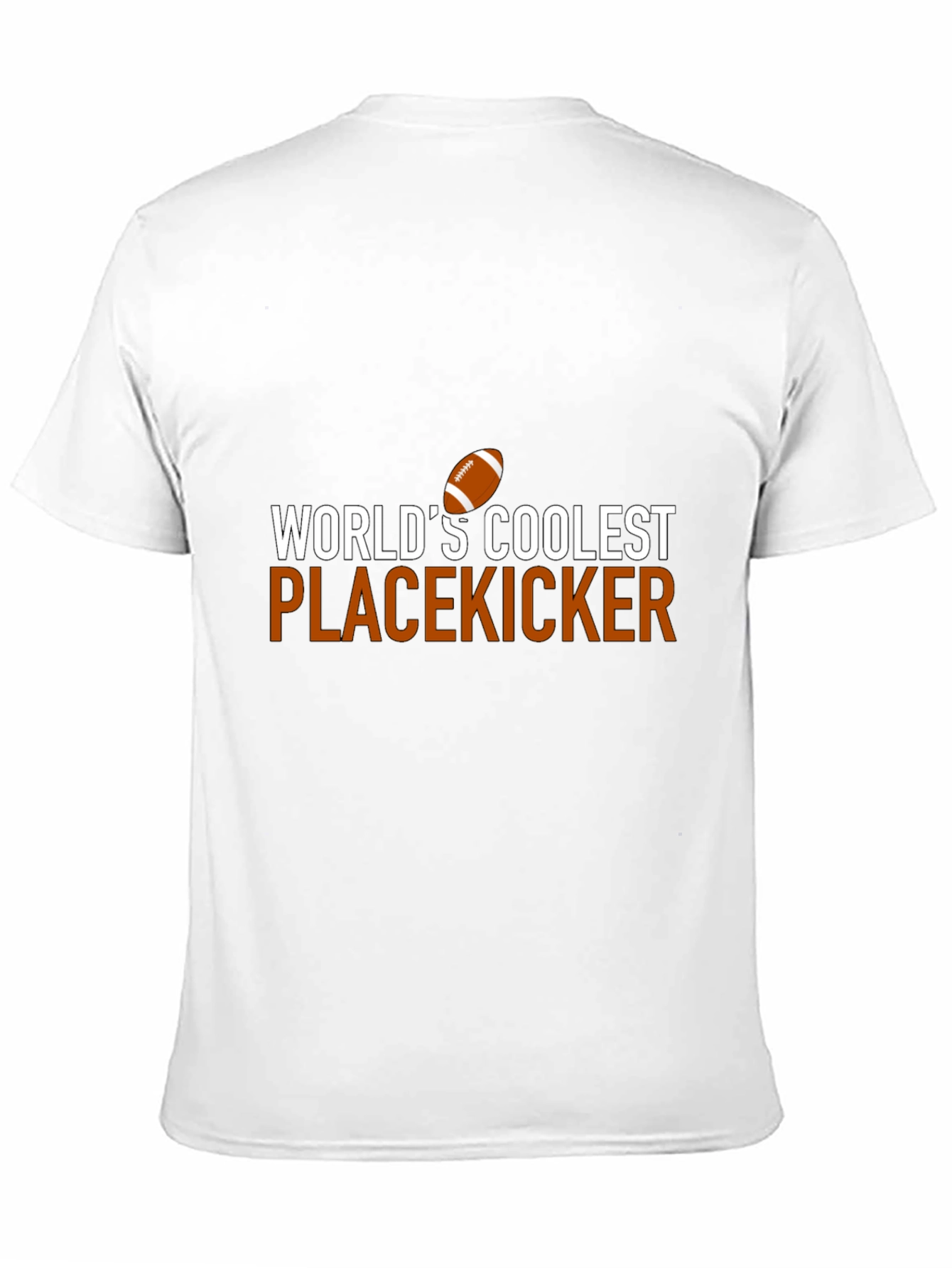 Black World's Coolest Placekicker Football Graphic T-Shirt view 11