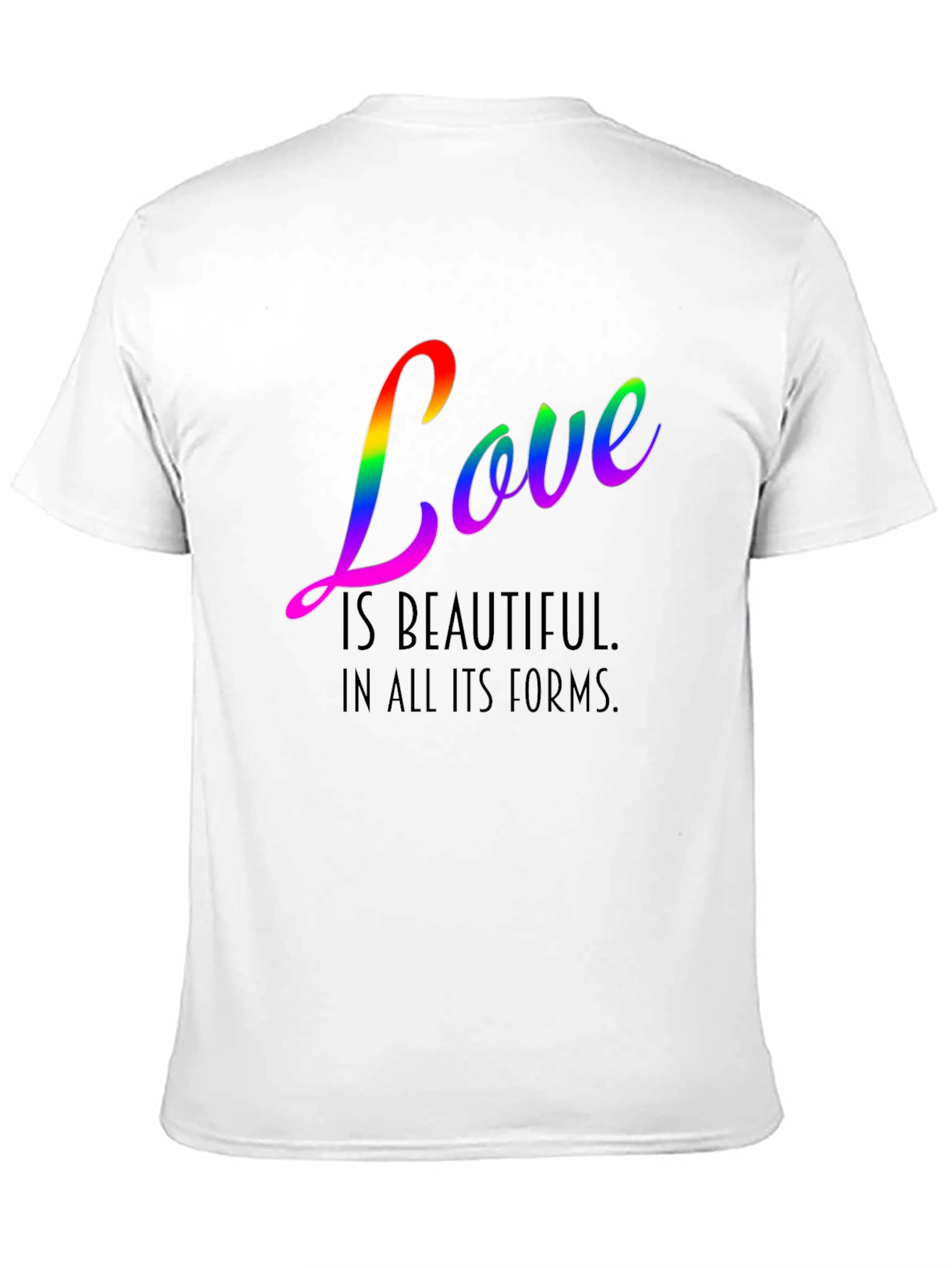 Black Love is Beautiful Pride T-Shirt view 11