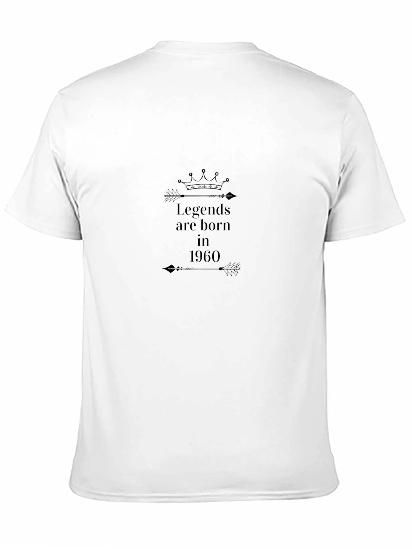 Black Legends Born in 1960 Black Graphic Tee view 11