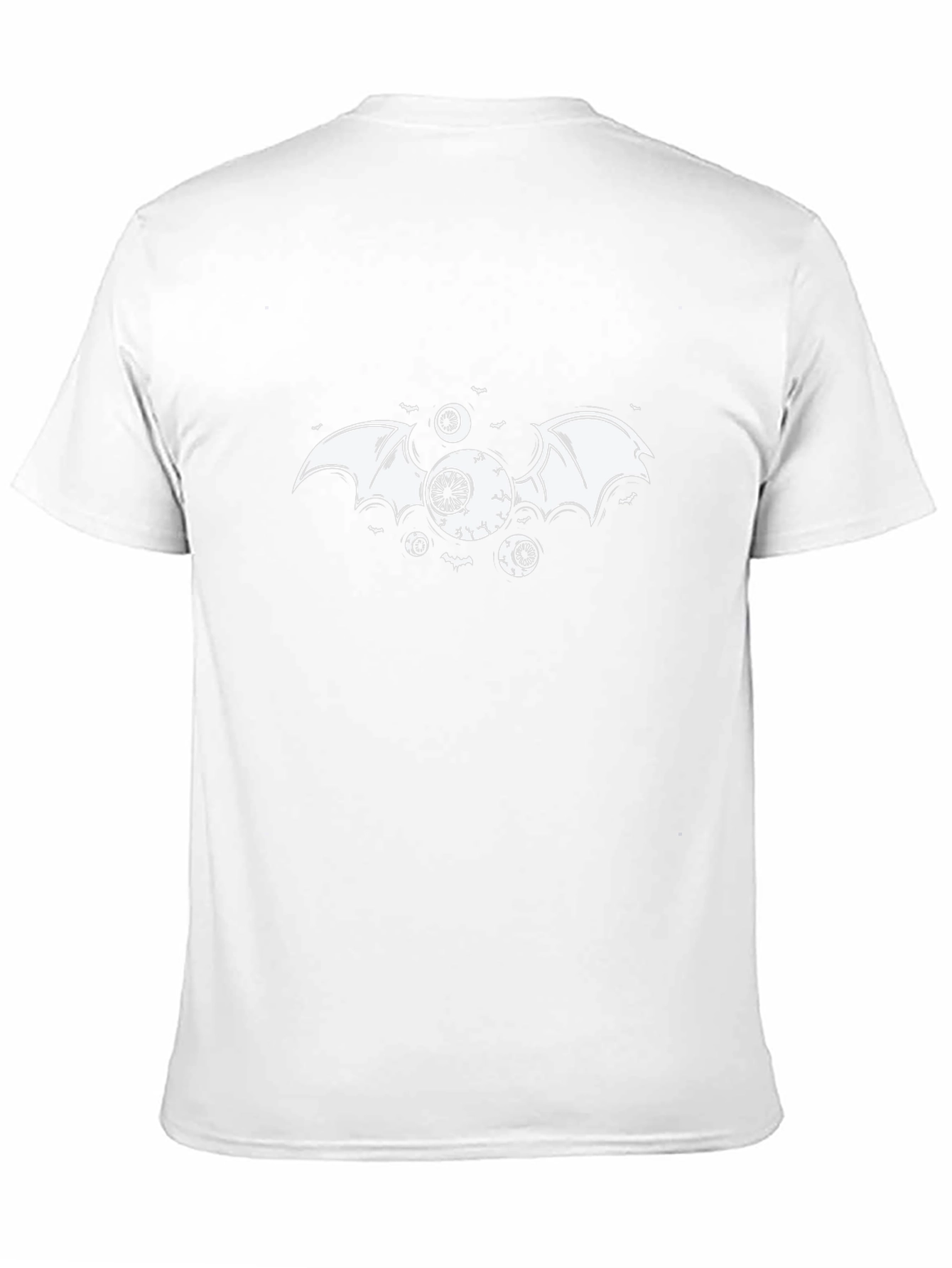 Black Eye Bat Graphic T-Shirt - Halloween Style view 11
