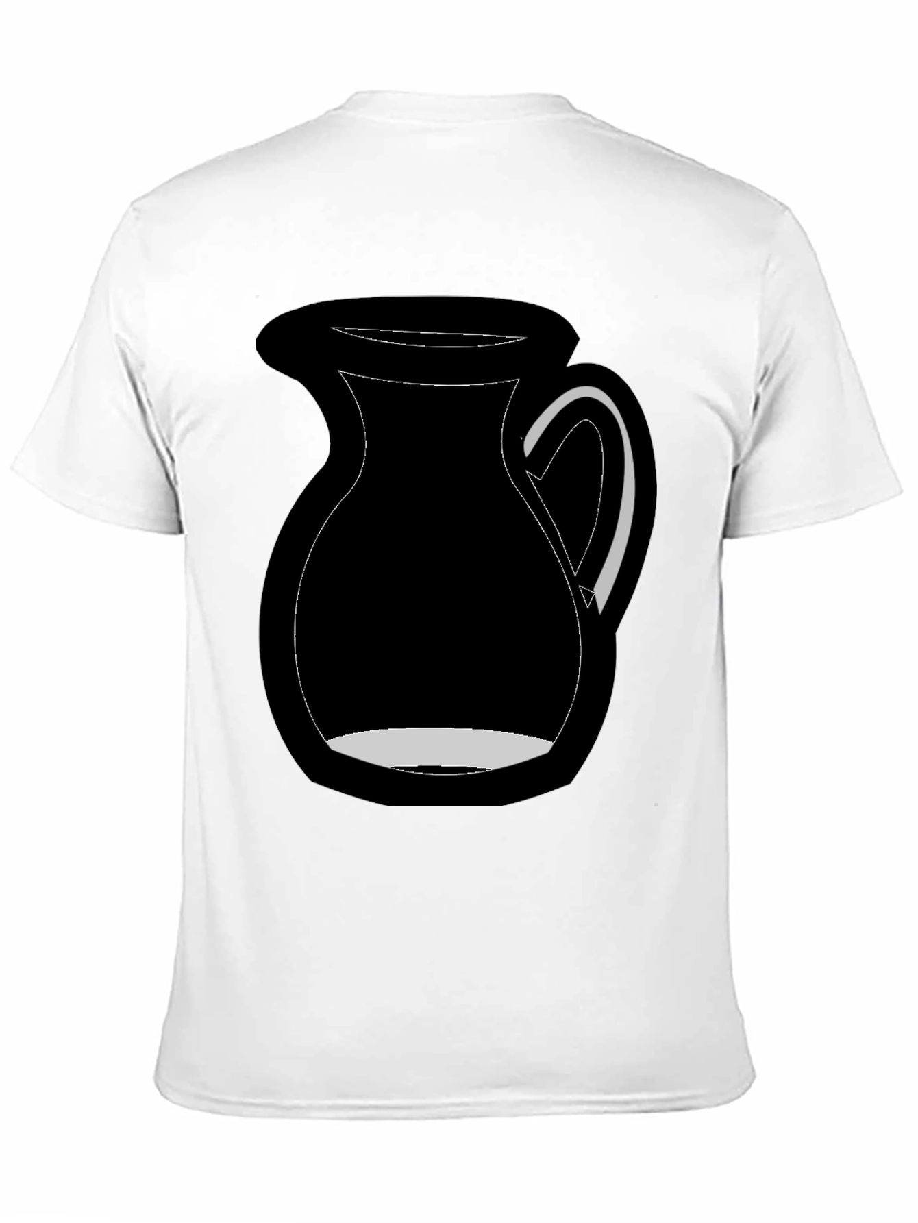 Black Black Graphic Tee - Milk Pitcher Design view 11