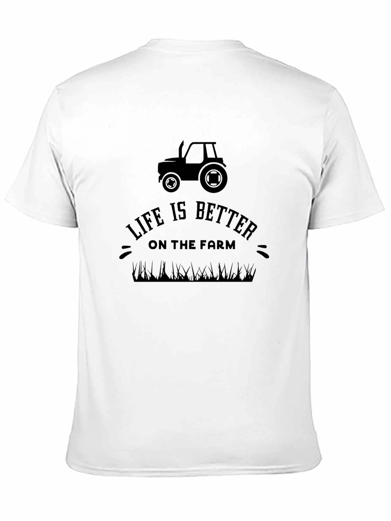 Life Is Better On The Farm Black Graphic T-Shirt - 11