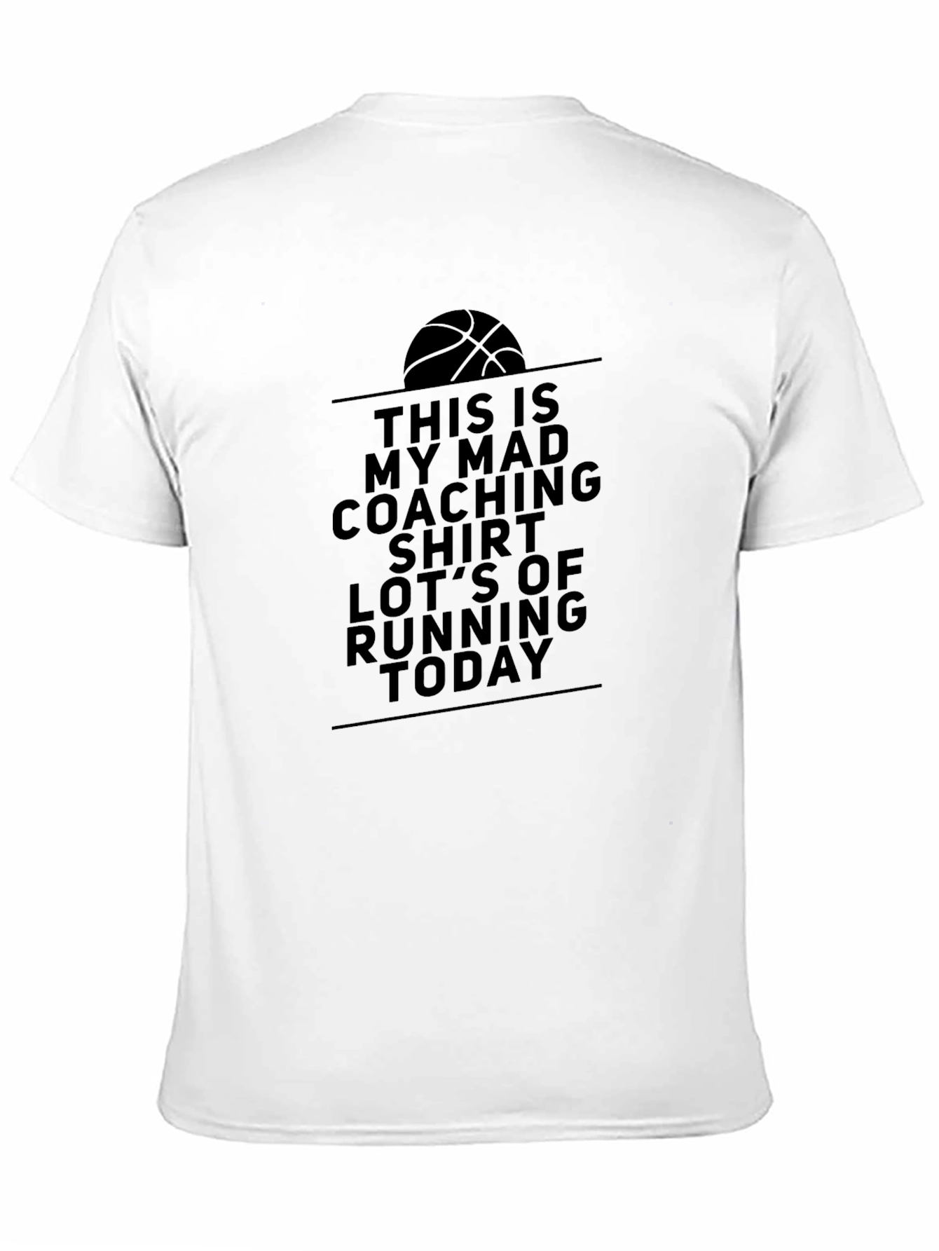 Black Mad Coaching T-Shirt - Lots of Running Today view 11