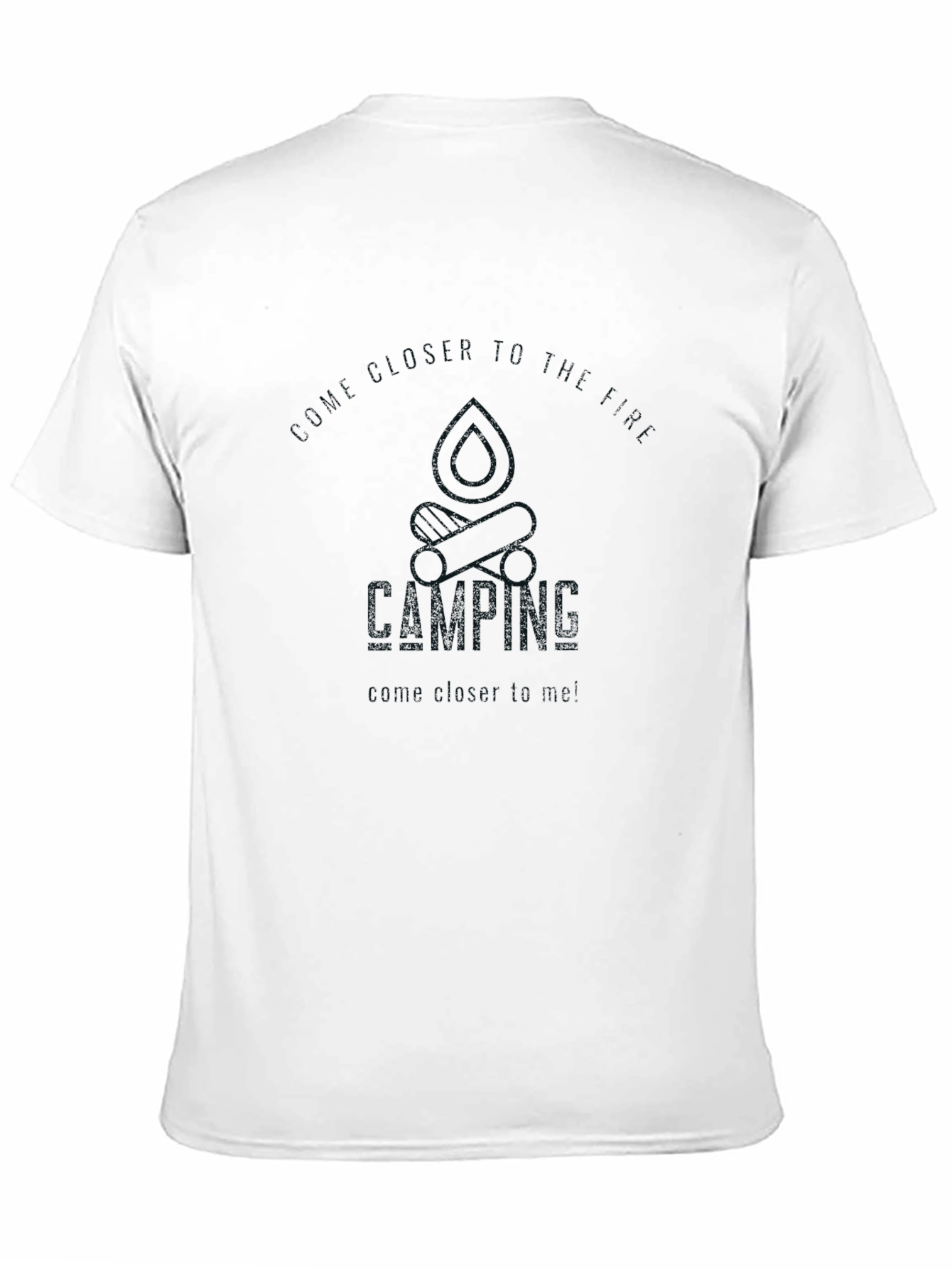 Black Camping Adventure T-Shirt - Black view 11