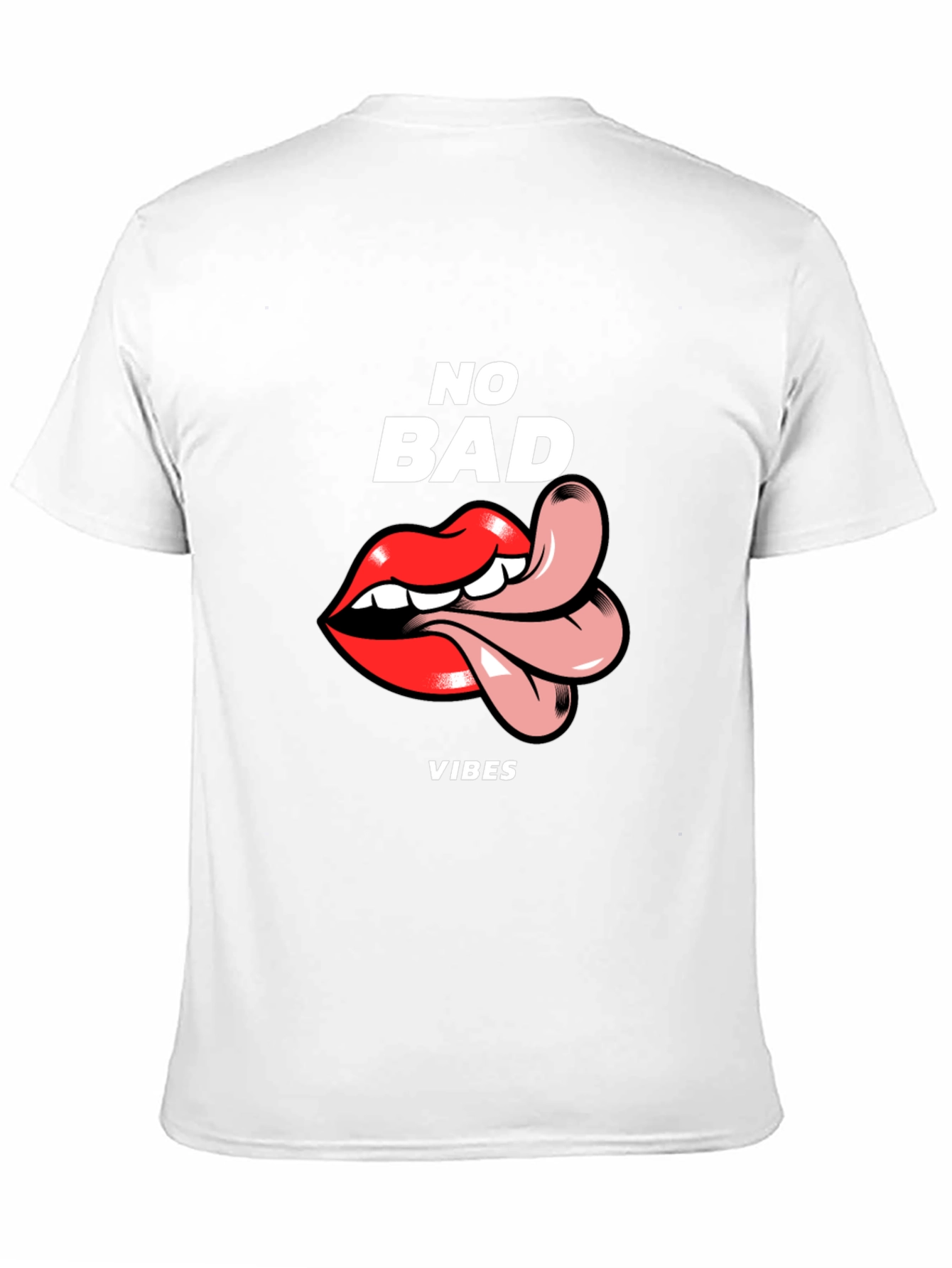 Black No Bad Vibes Graphic Tee - Black view 11