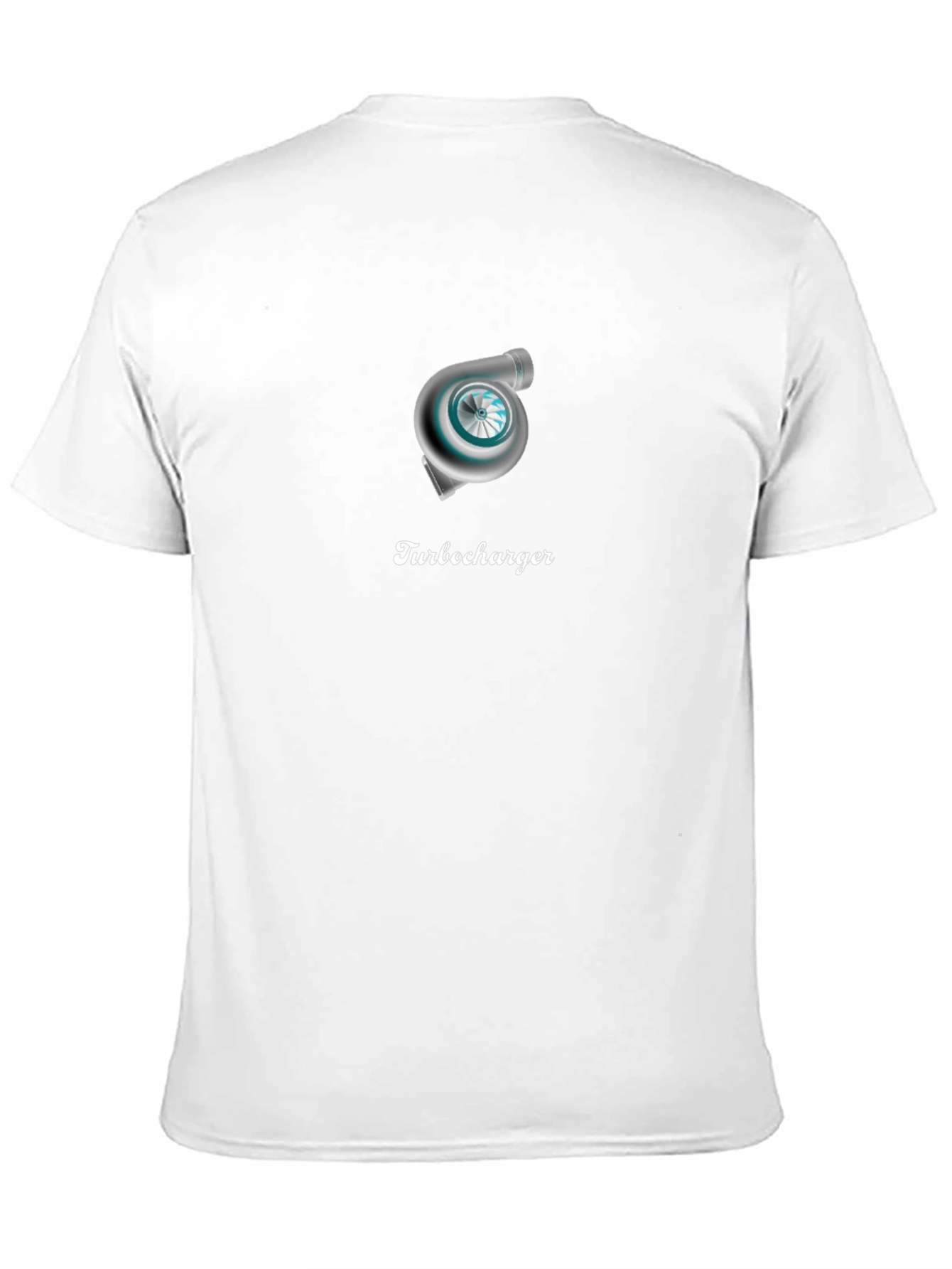 Black Turbocharger Graphic T-Shirt - Automotive Enthusiast Apparel view 11