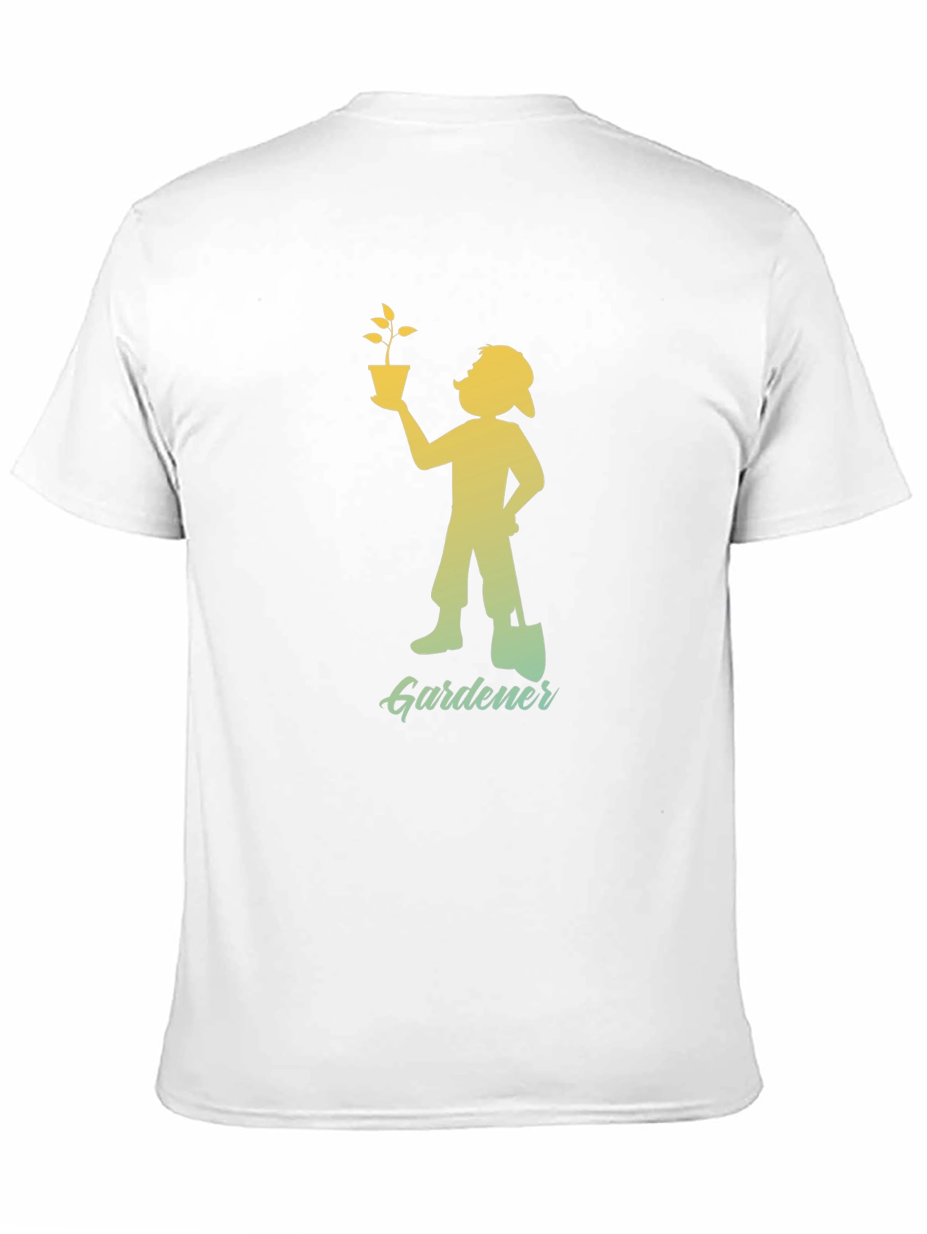 Black Gardener Graphic T-Shirt - Black Cotton Blend view 11