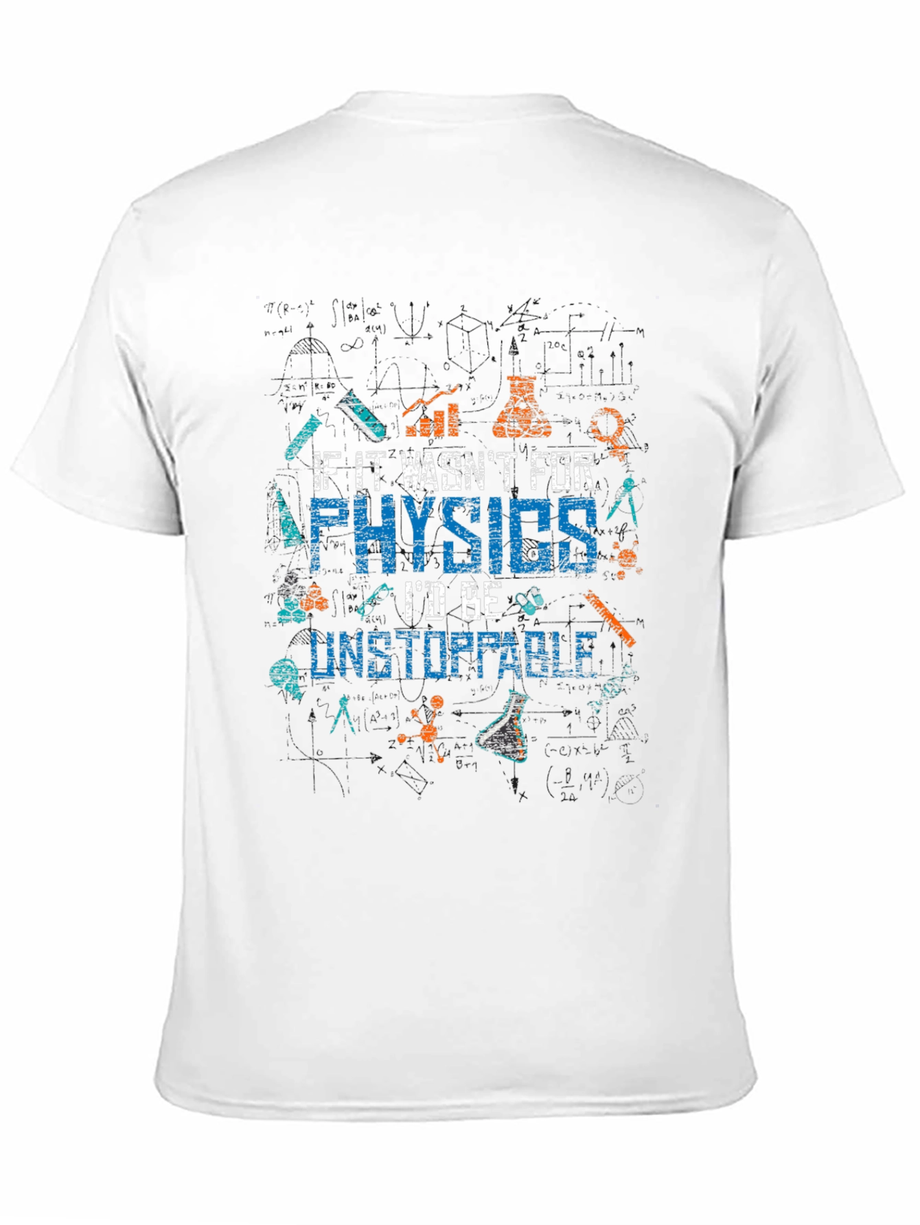 Black Physics T-Shirt - Unstoppable Science Tee view 11